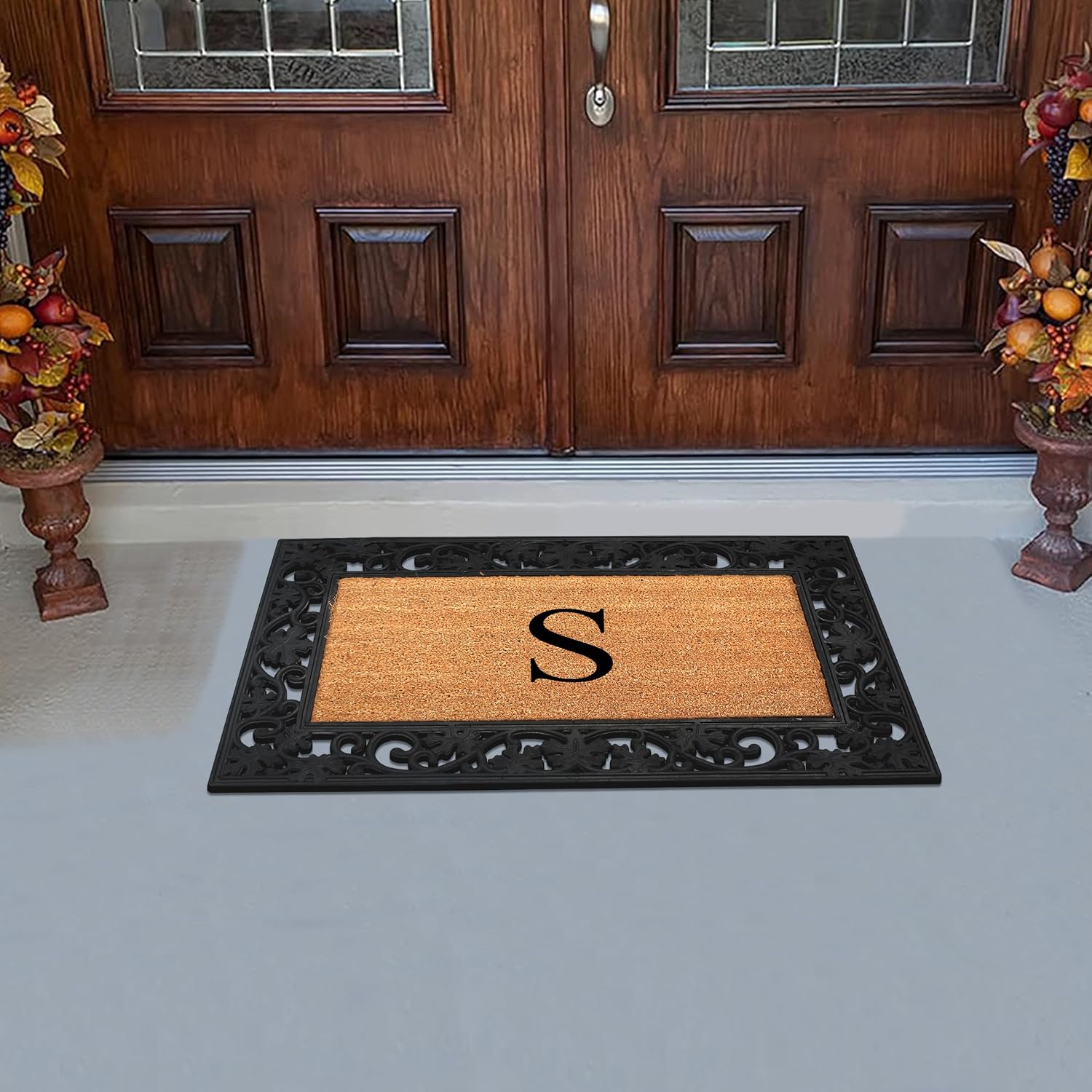 Detalle de A1 HOME COLLECTIONS Coir Doormat, 23" x 38