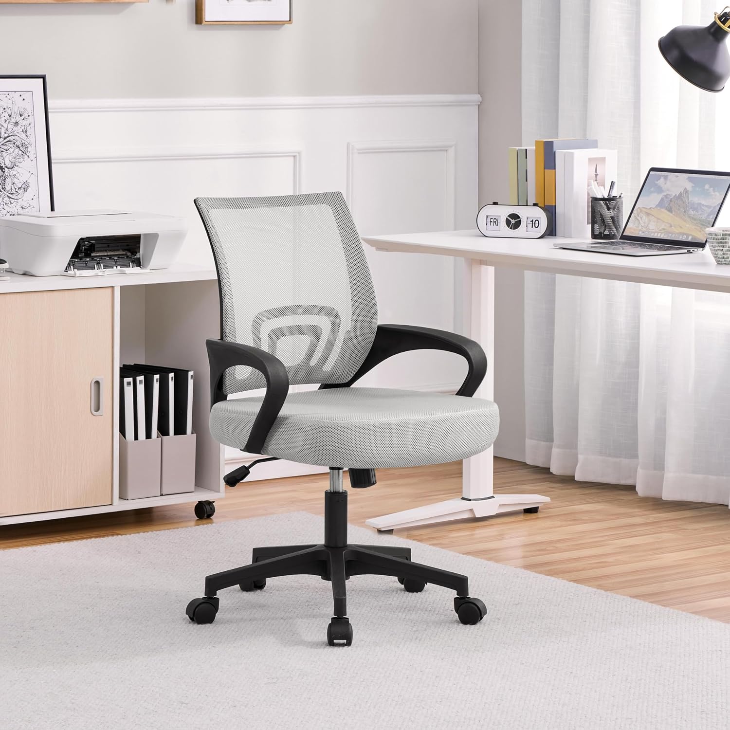 Thumbnail 4 de Yaheetech Silla Escritorio Malla Ergonómica 136 kg