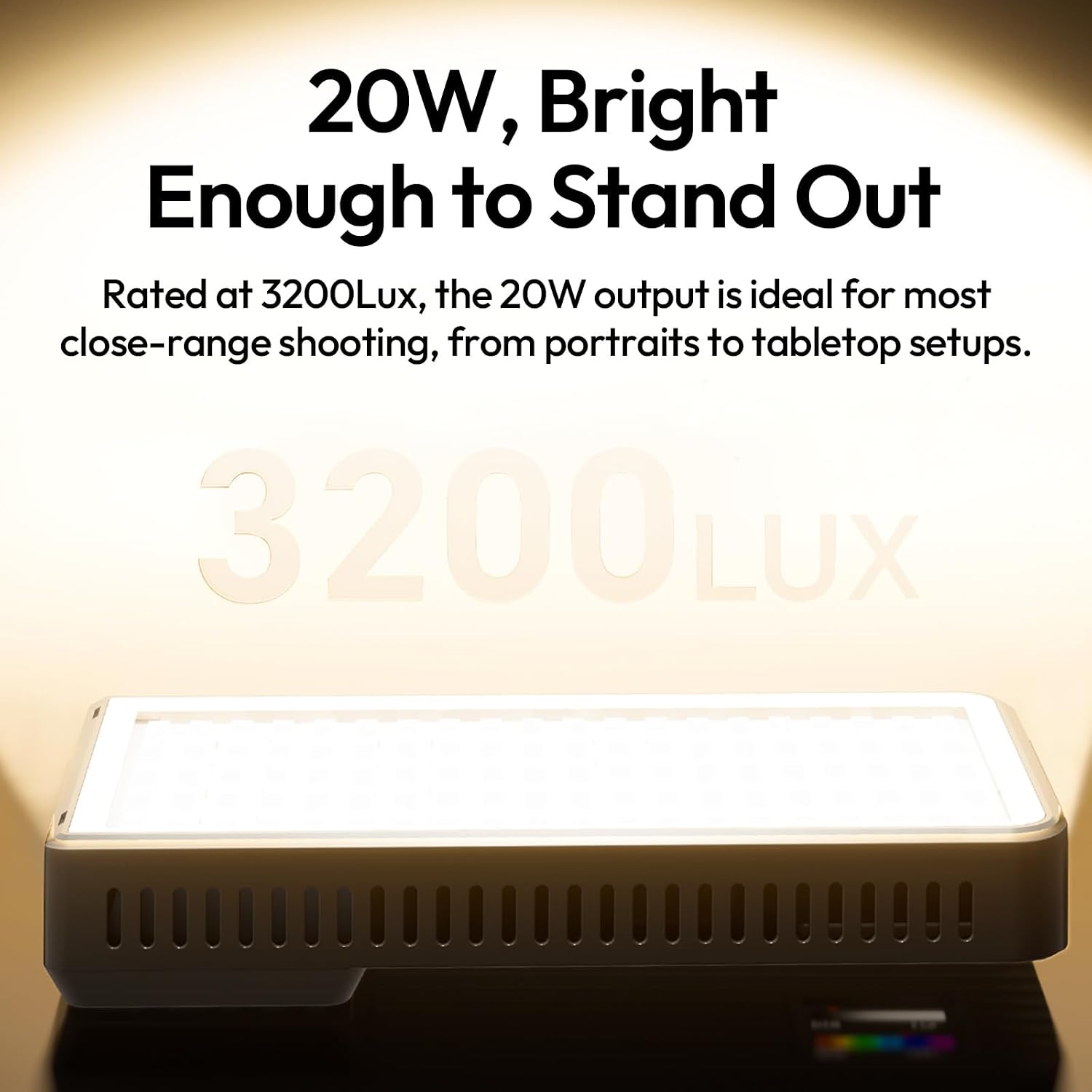 Detalle 2 de ULANZI K20 Videoleuchte 20W