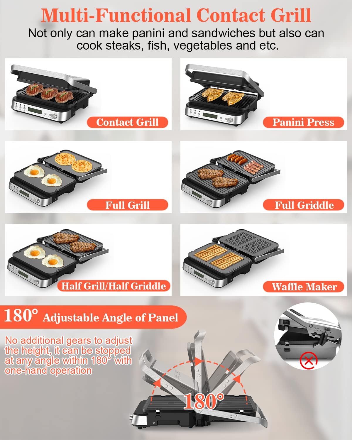 Thumbnail 5 de Cattleman Cuisine 6-in-1 Panini Press