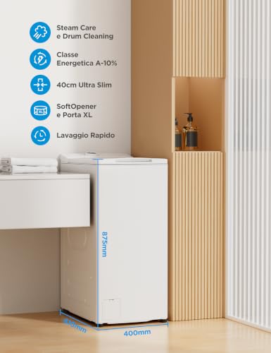 Thumbnail 2 de Midea Lavatrice dall'Alto 7 kg con motore BLDC e Health Guard – efficienza e praticità