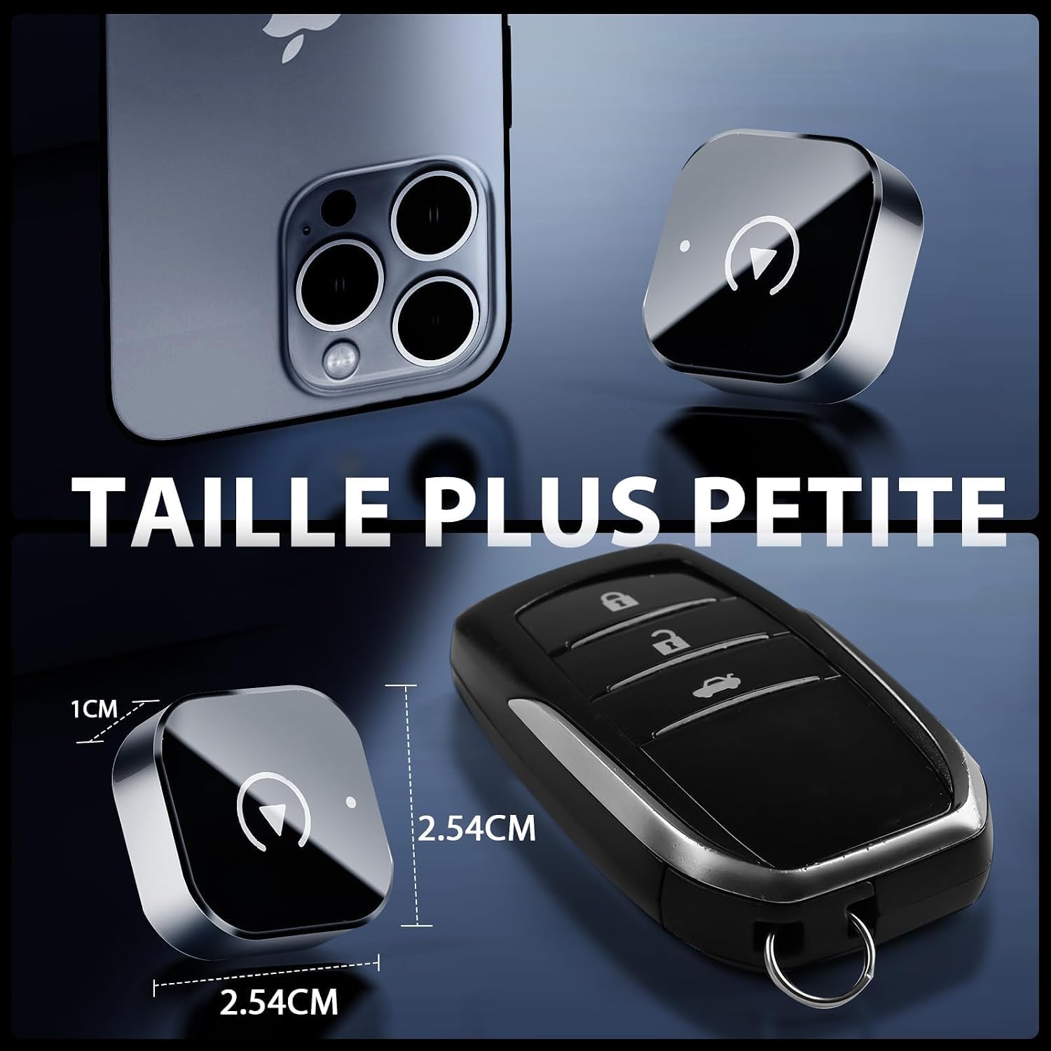 Thumbnail 3 de AINIFREE Adaptateur CarPlay sans Fil 2 en 1: Musique, Cartographie et Connexion sans Cable