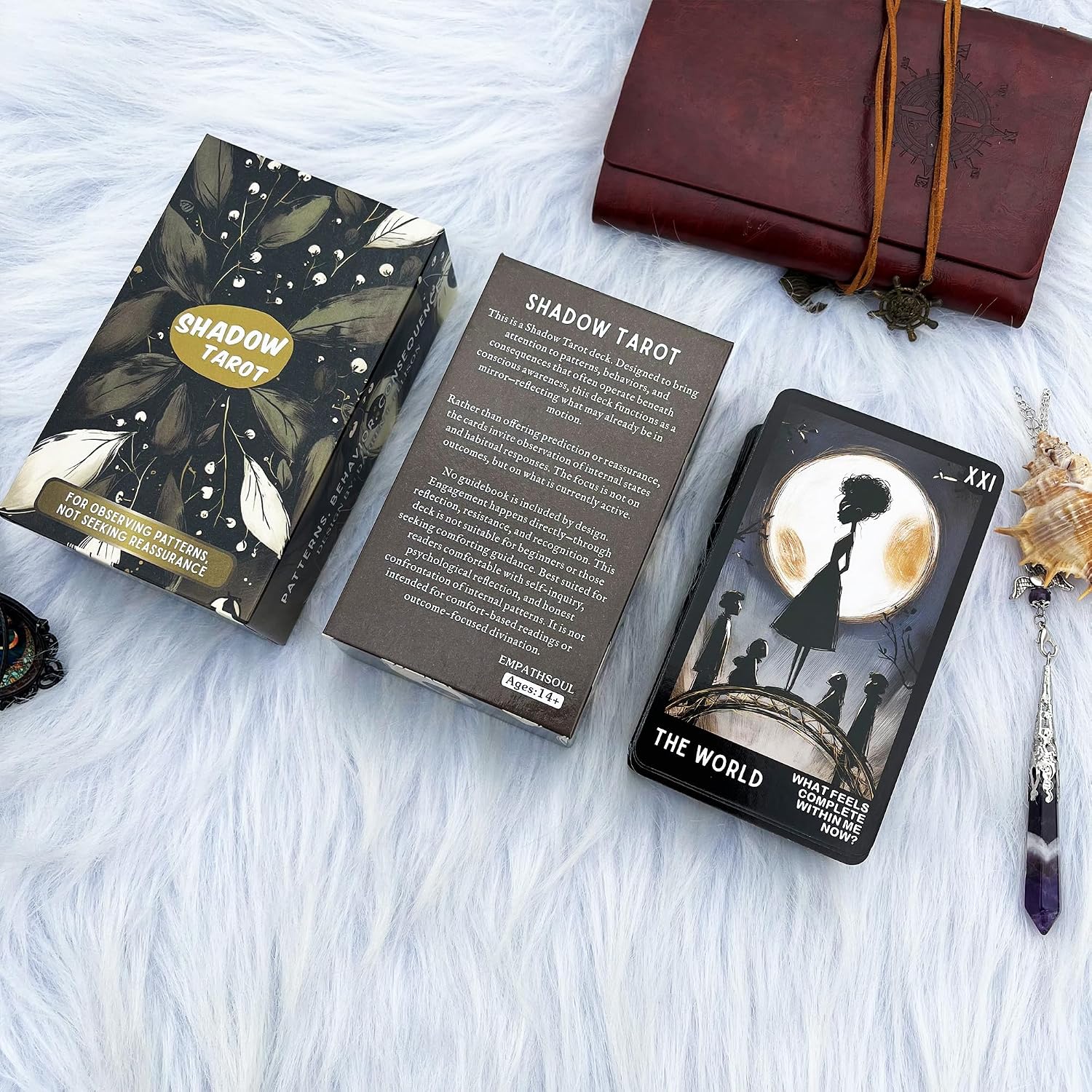 Detalle de Shadow Tarot Deck 78 Cards
