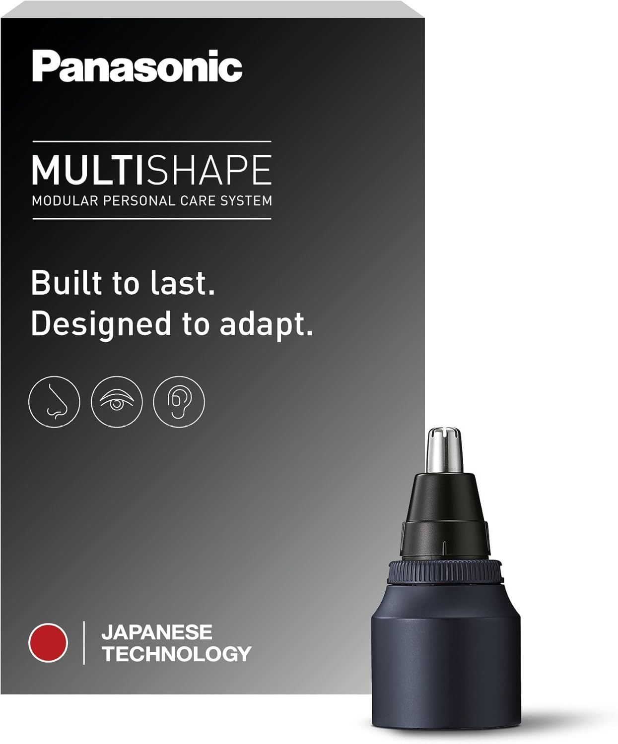 Detalle de Panasonic MULTISHAPE ER-CNT1 : Tête tondeuse précision nez/oreilles/visage, système modulaire