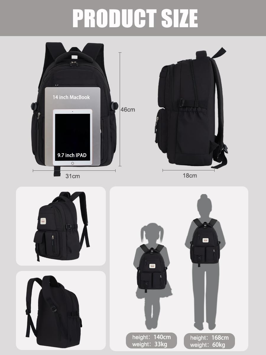 Thumbnail 4 de FIORETTO Schulrucksack 14" Laptopfach, wasserabweisend