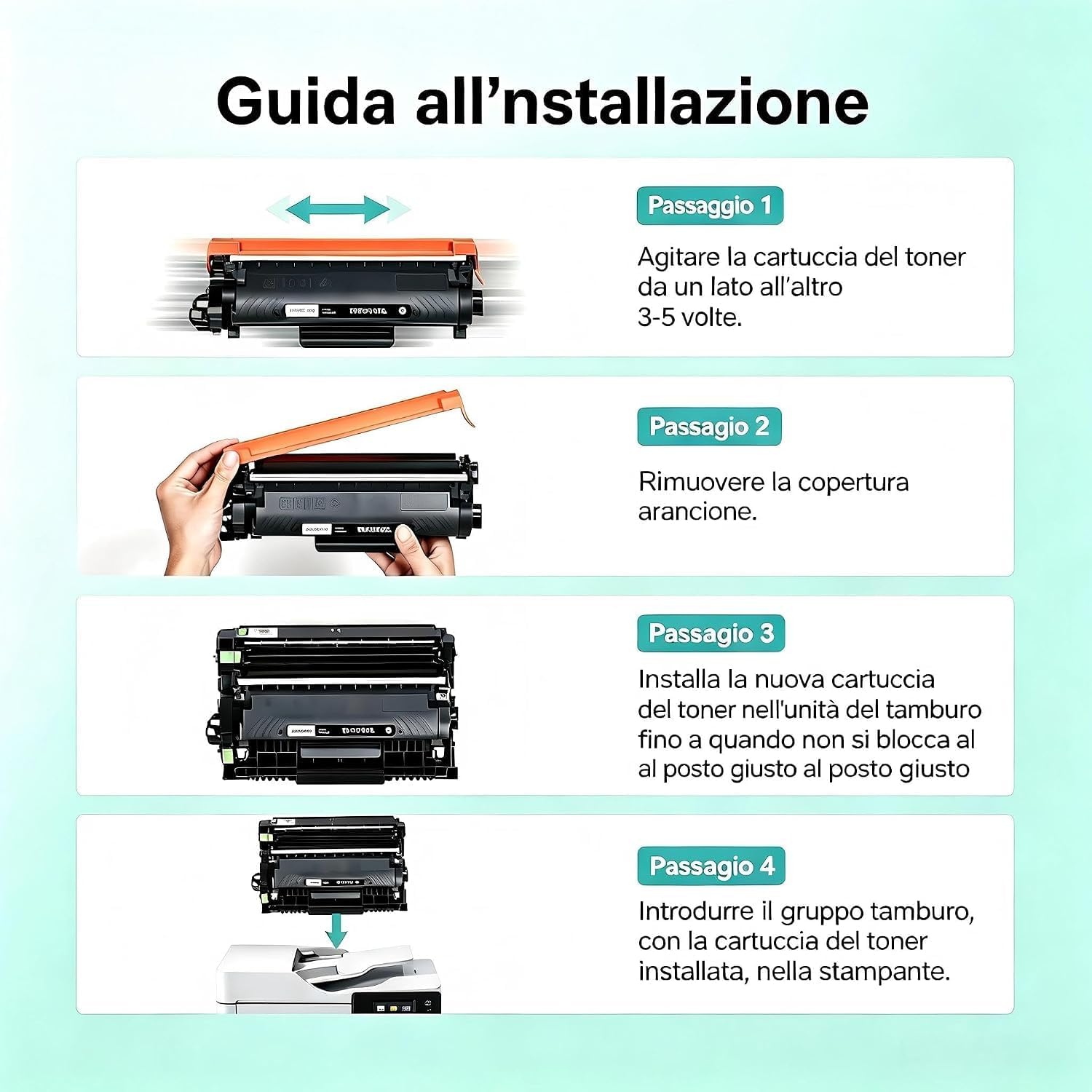 Thumbnail 6 de LOFBLAT TN2510XL TN2510: Toner nero compatibile per Brother (HL/MFC/DCP) Tn2510XL