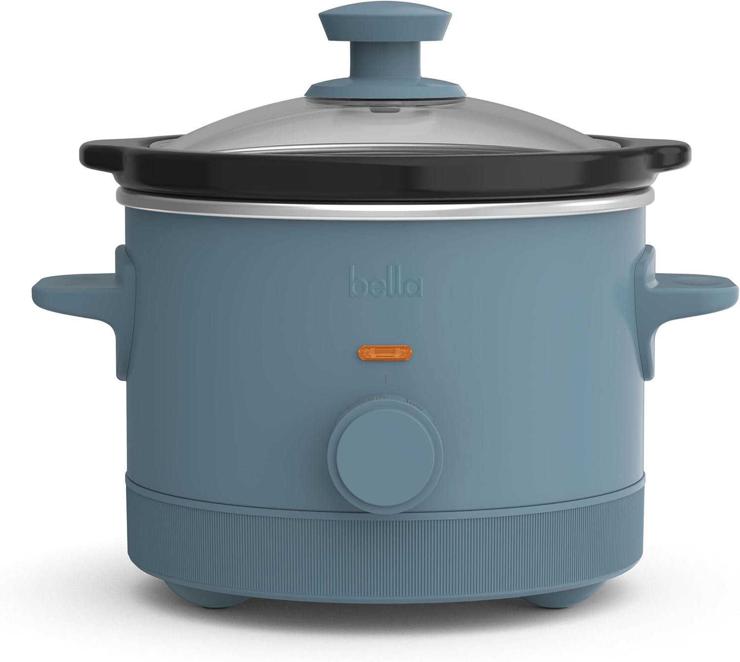Detalle de bella 1.5 Qt Slow Cooker with 3 Heat Manual Control — Ceramic Nonstick Stoneware Pot