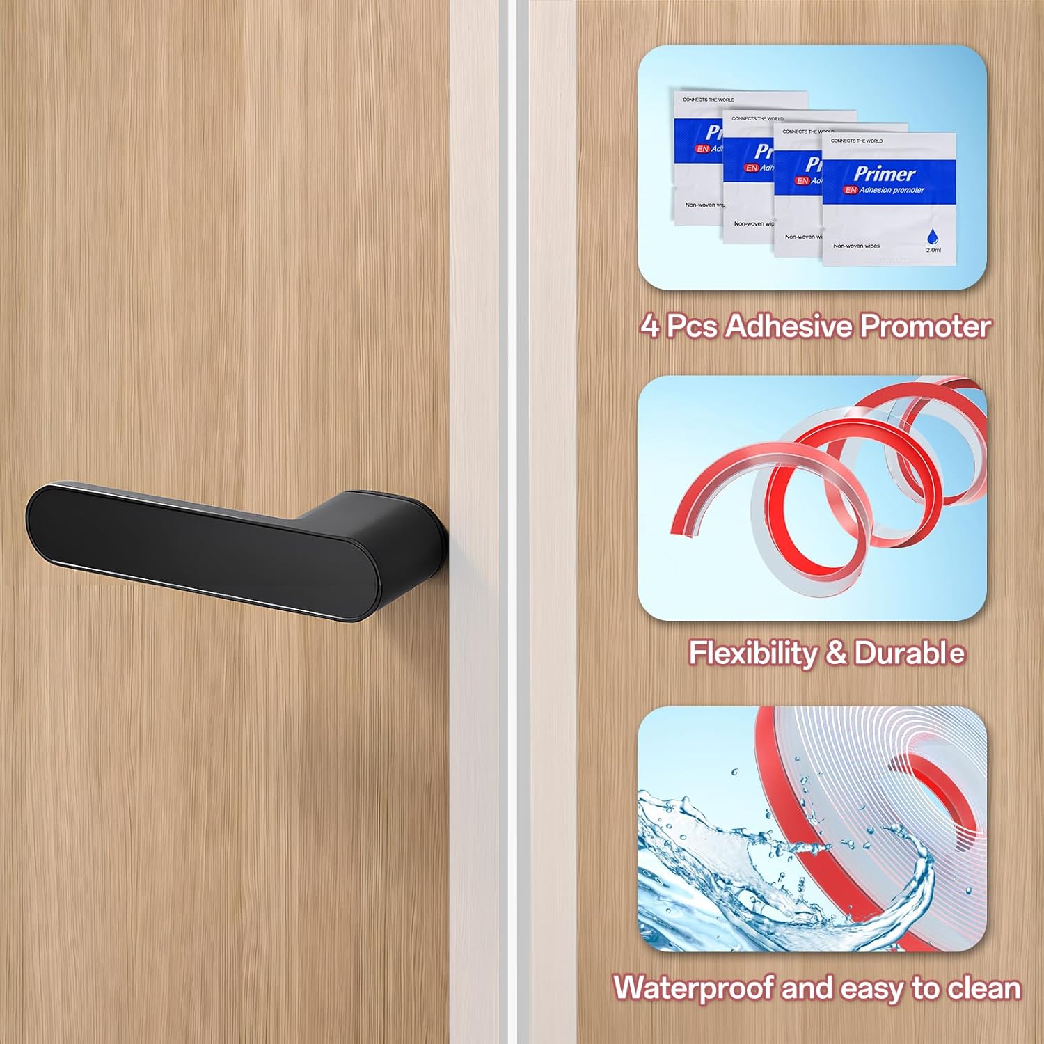 Detalle 1 de T Shaped Draft Excluder Door Seal Strip 240 Inch ⌛️ (Note: final emoji should be product category; for door seal: use 〉)