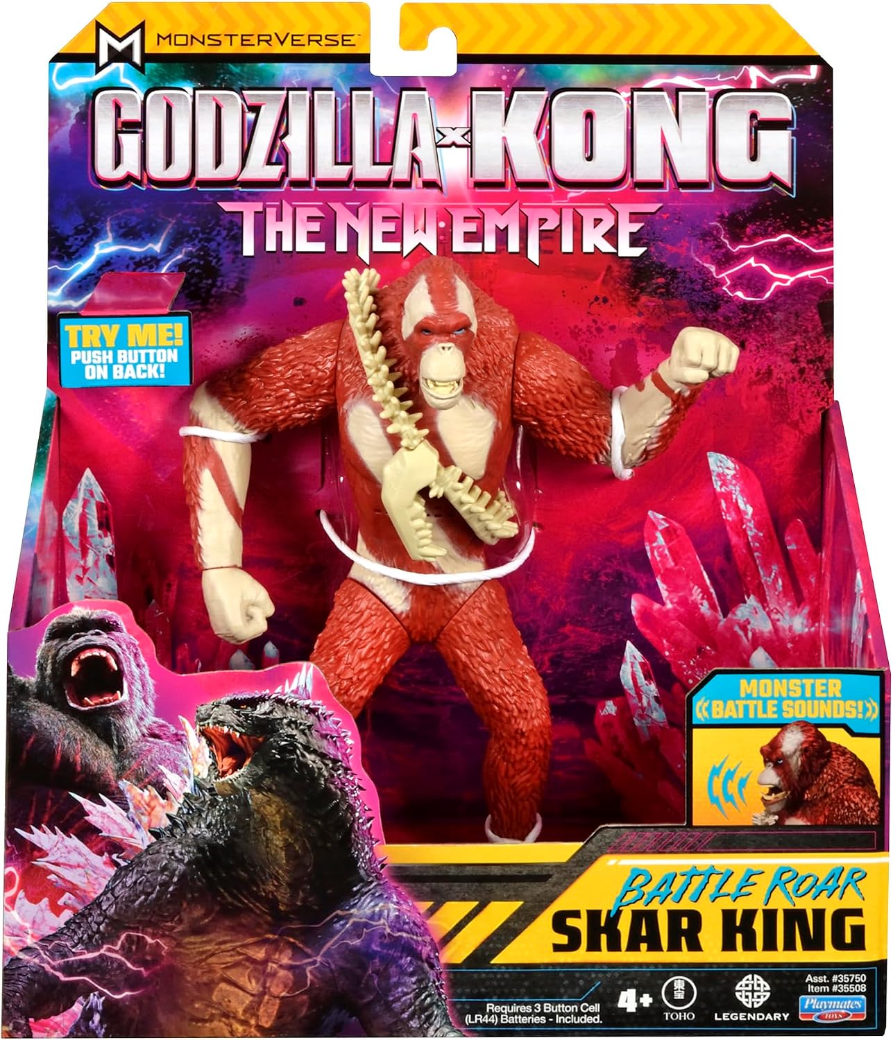 Thumbnail 3 de GODZILLA 35508 Skar King actionfigur, 17 cm med Battle Roar