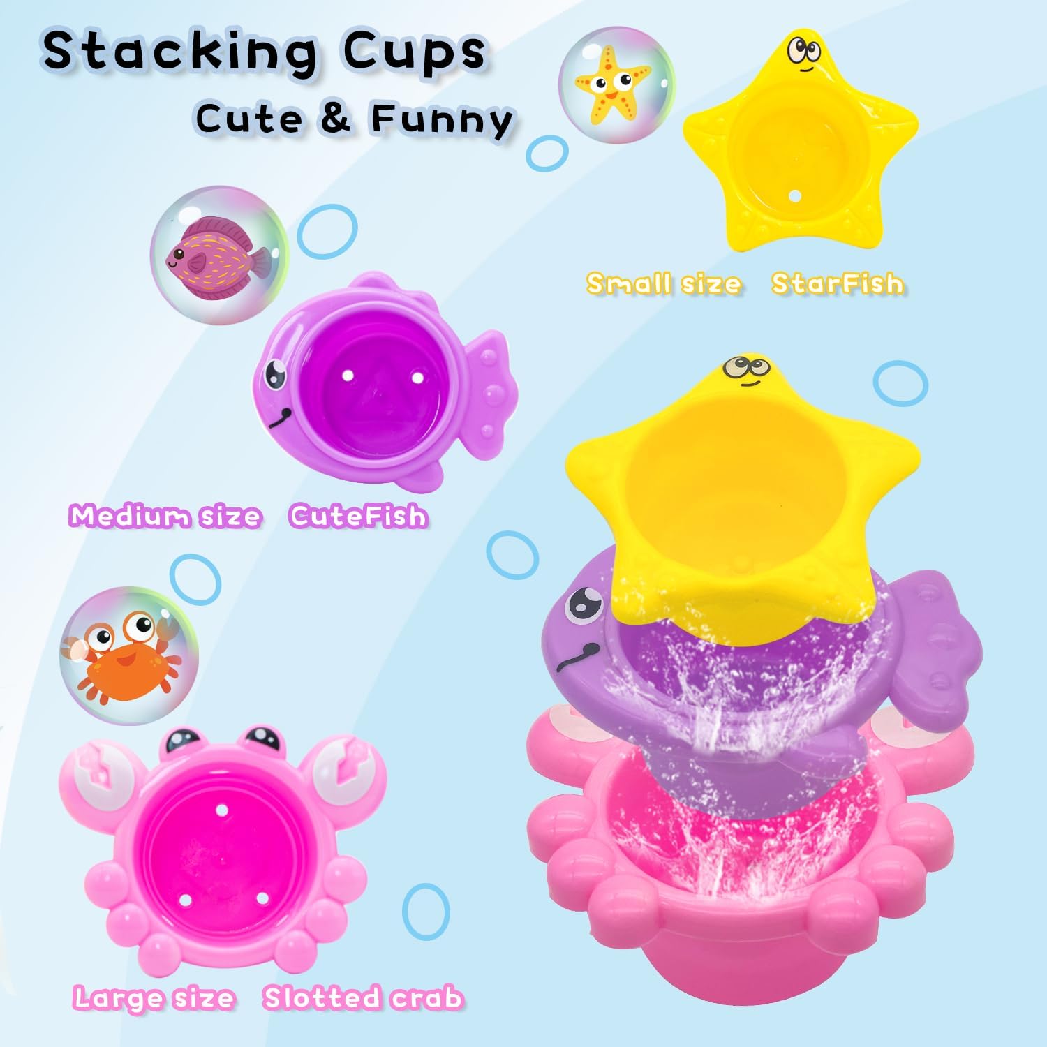 Detalle 2 de Bath Toys 9-Piece Set