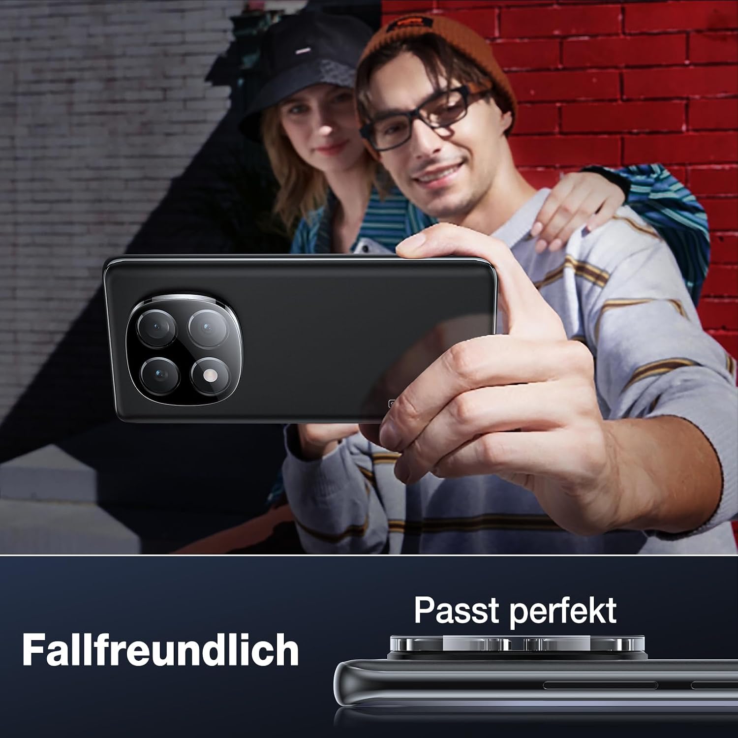 Detalle 2 de LK TPU Schutzfolie für Xiaomi Redmi Note 14 Pro 5G – 2x Panzerfolie + 2x Kameraschutzglas