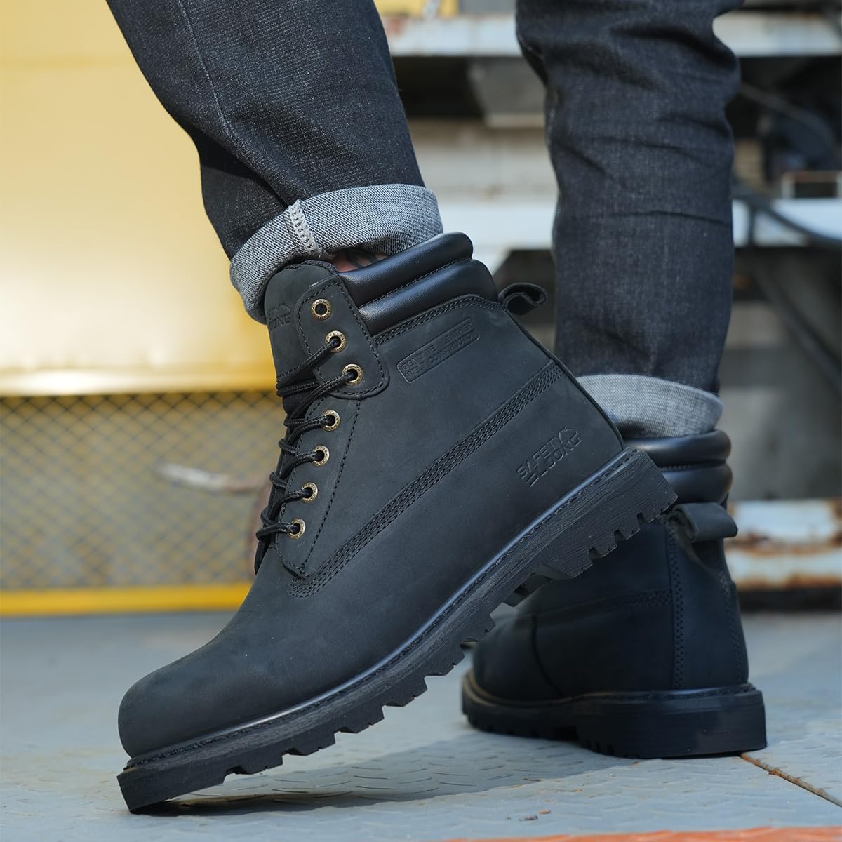 Thumbnail 1 de Safety Loong 6-Inch Steel Toe Boots ⚙️