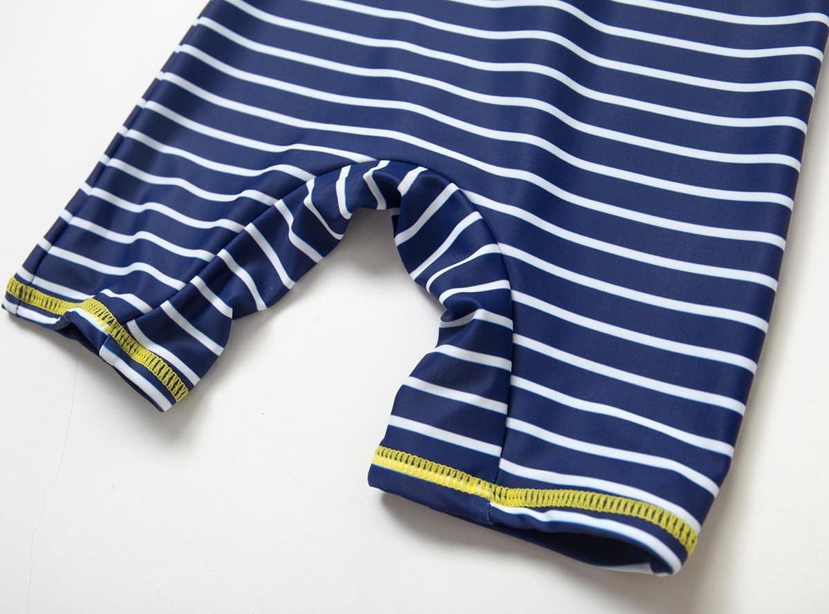 Thumbnail 4 de BONVERANO Baby Badeanzug Jungen EIN stück Kurzärmel mit UV-Schutz 50+ und Frontreißverschluss