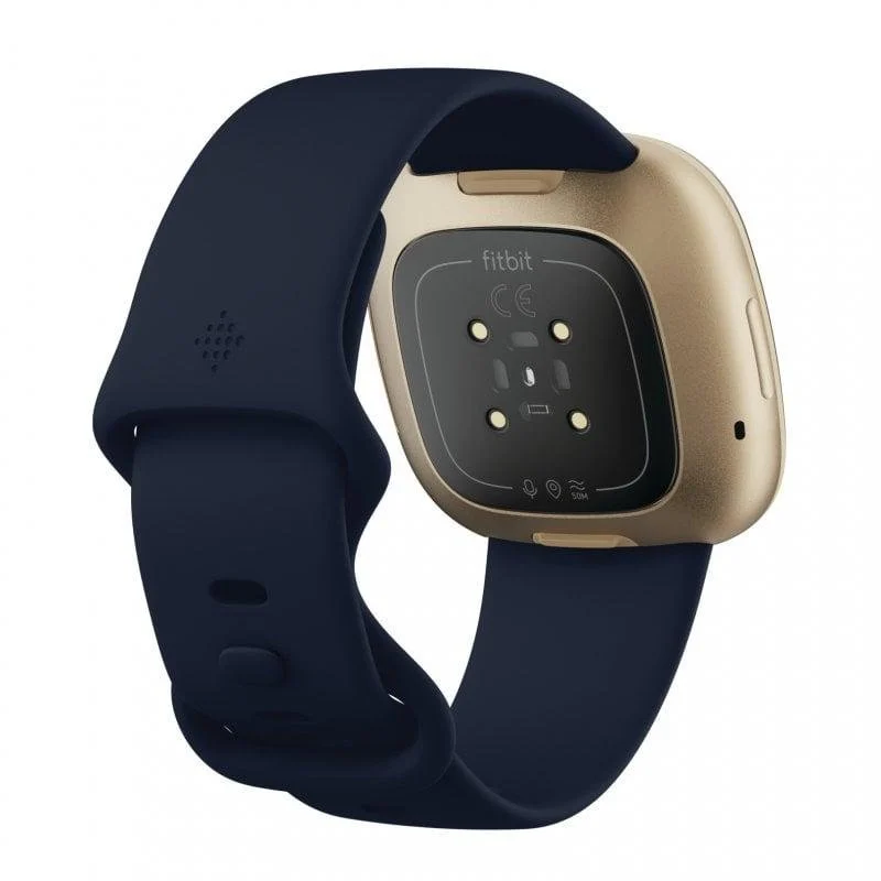 Detalle 2 de Fitbit Versa 3 Smartwatch Azul Medianoche/Aluminio Dorado
