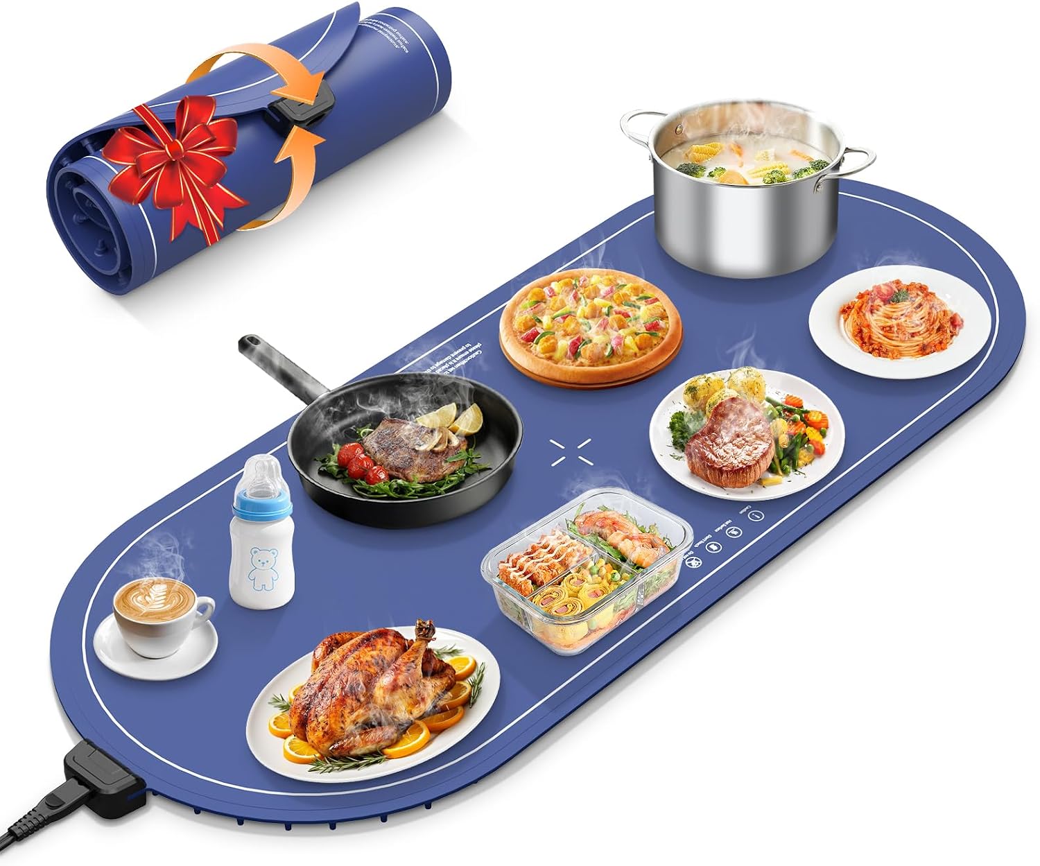 seenlast Warming Mat Adjustable Temperature Timer 10s ⚪