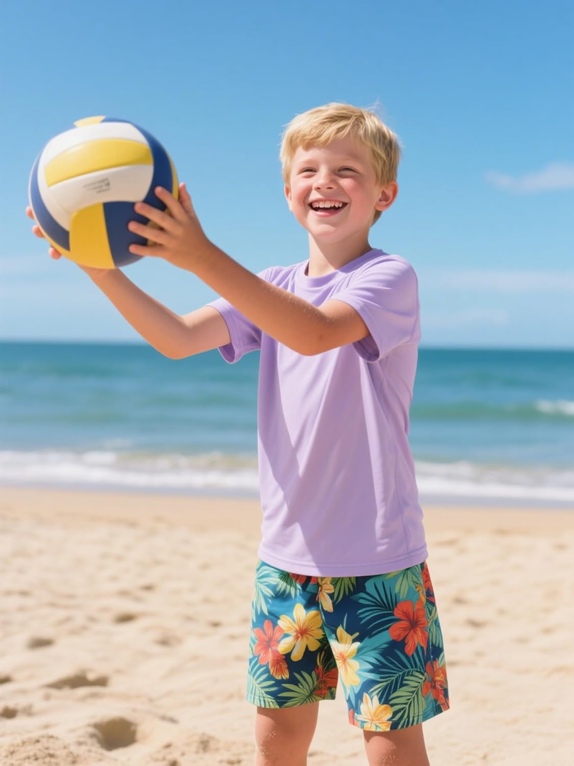 Detalle 2 de IHU Kids' Neon Dry-Fit Rash Guard, Short Sleeve, UPF 50+