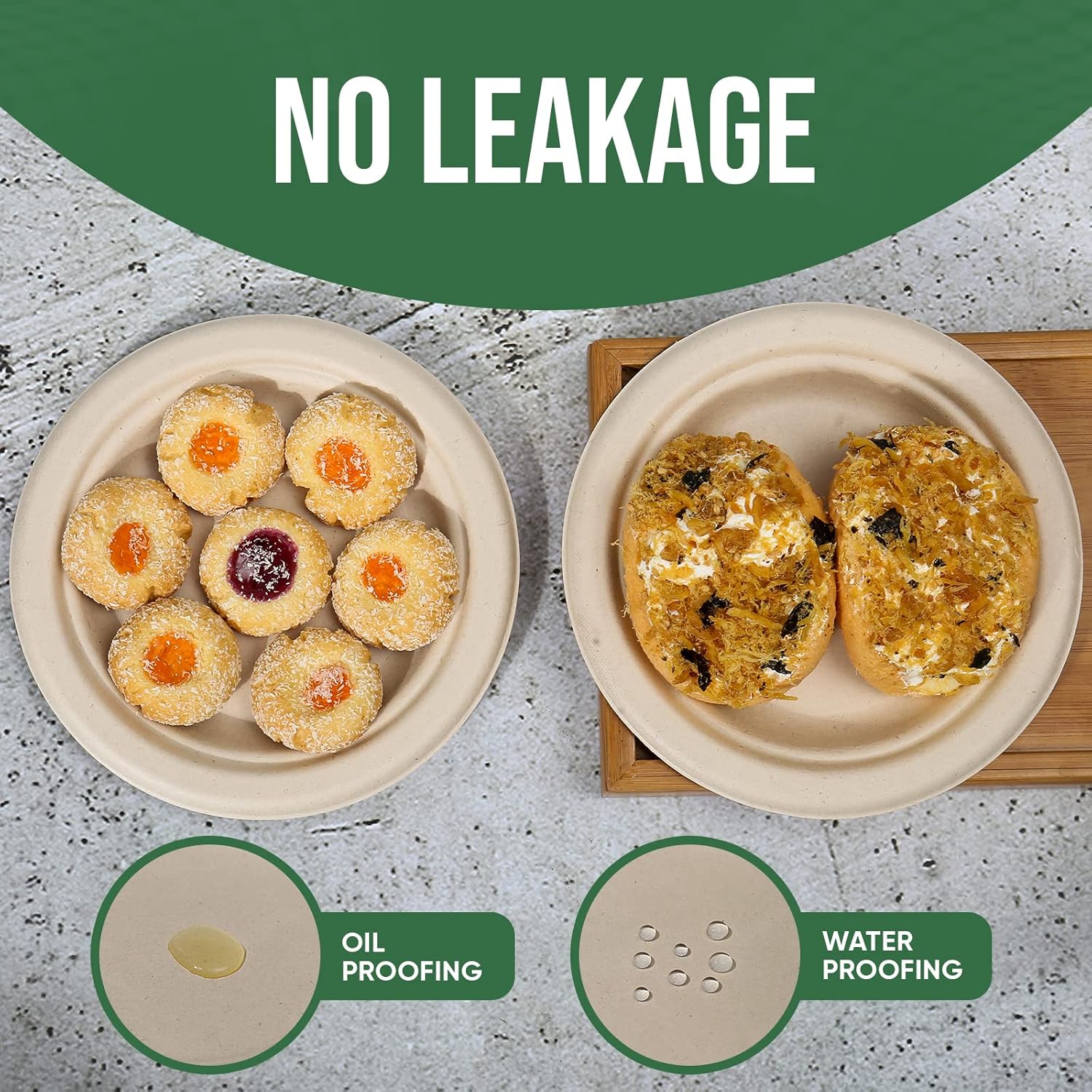 Thumbnail 6 de TaidMiao 6 Inch Compostable Plates
