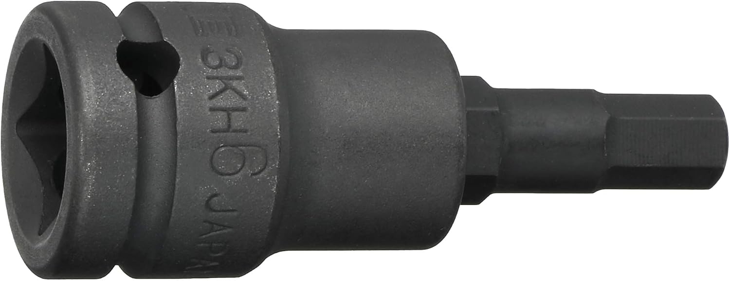 Detalle de トネ(TONE) HP3KH-06 ヘキサゴンソケット 強力タイプ 差込角9.5mm・二面幅6mm