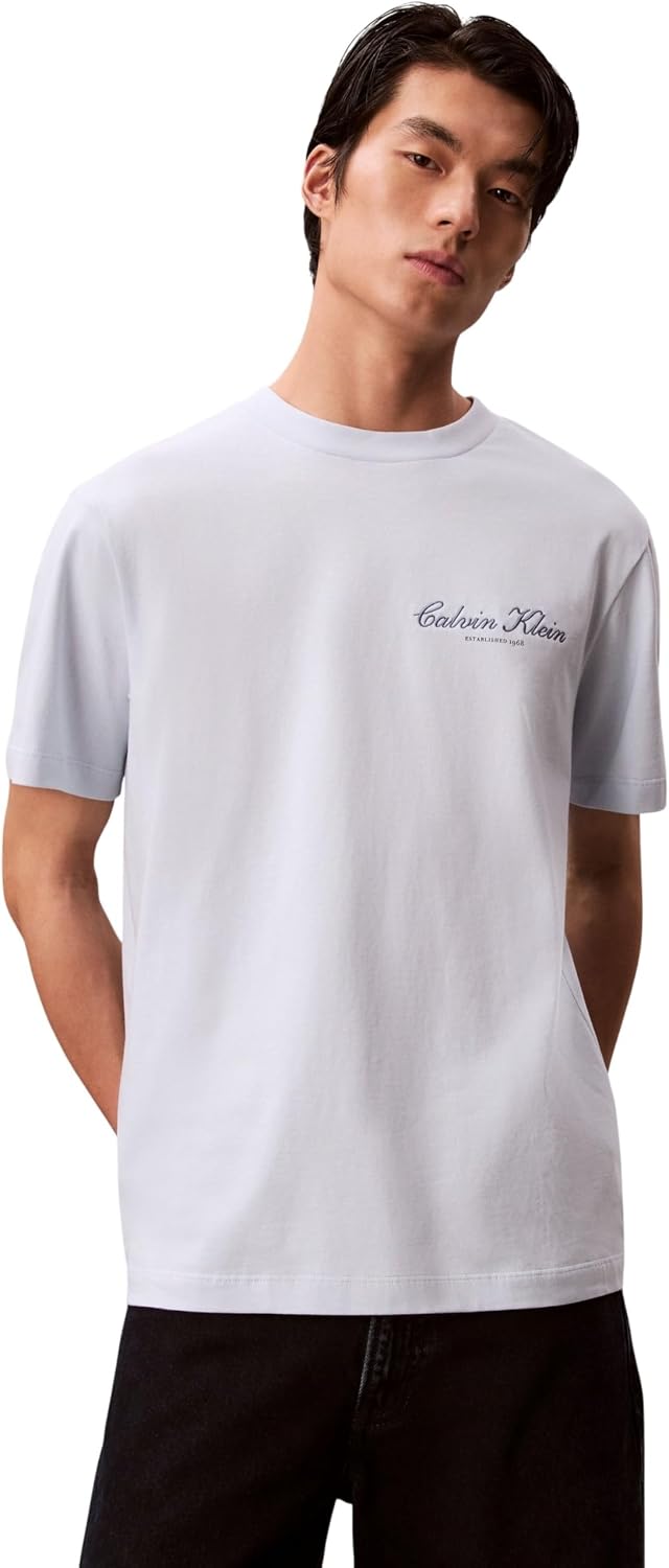 Detalle de Calvin Klein 20s March Graphic Seasonal Fashi Lv04rf822g — Maglietta grafica uomo