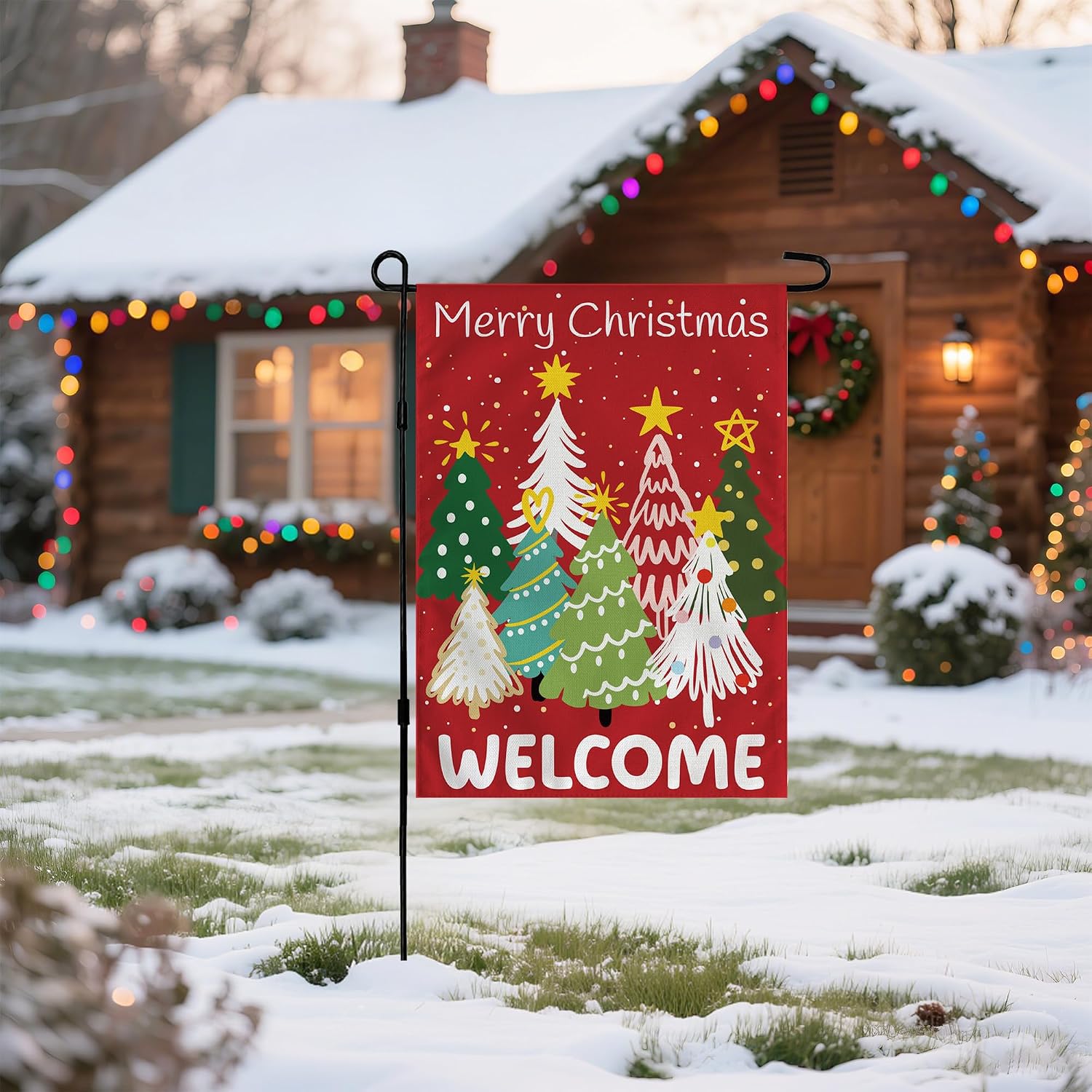 Thumbnail 2 de Christmas Garden Flag 12 x 18 Inches
