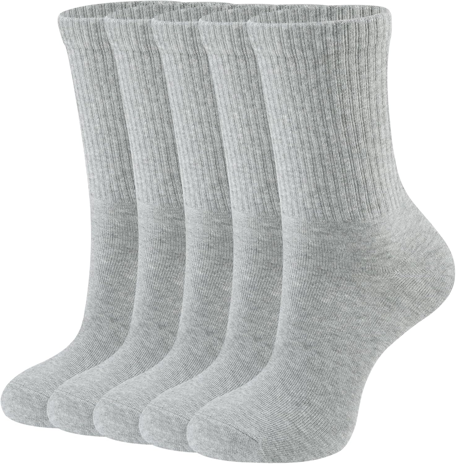 Thumbnail 6 de CLOSEMATE Damen Tennissocken im 5er-Pack (5 Paar) – atmungsaktive Baumwoll-Crew Socks für 35–42