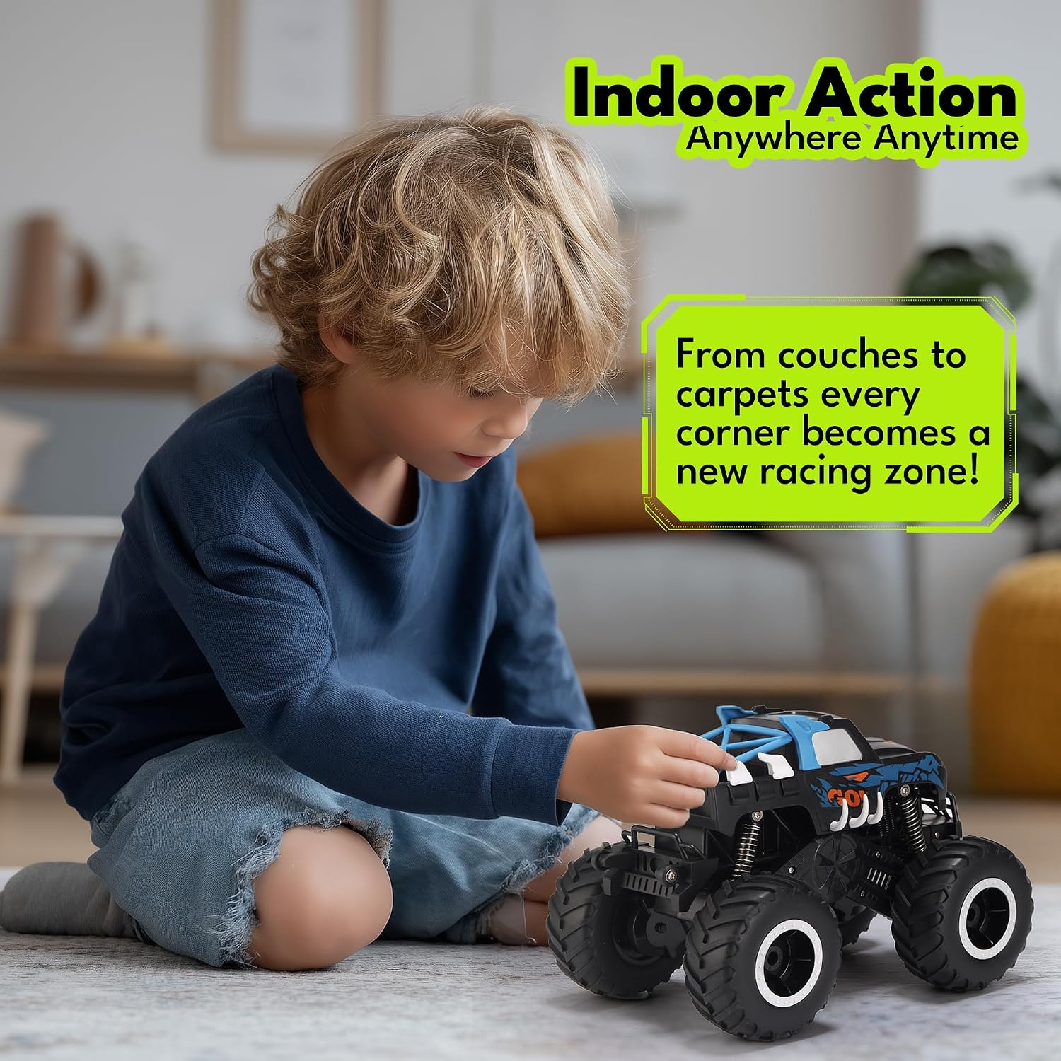 Thumbnail 6 de Threeking 1:16 Waterproof Monster Truck RC Car