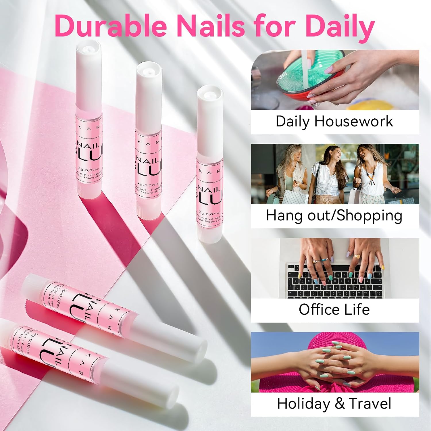 Thumbnail 4 de Makartt Super Strong Nail Glue 0.07oz ๐