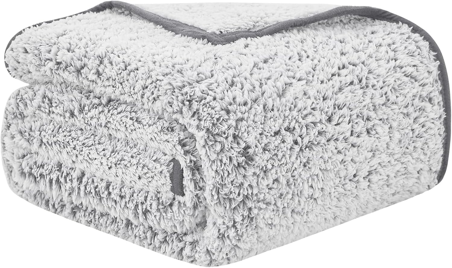 Detalle de EMME Fluffy Sherpa Throw 150x200cm
