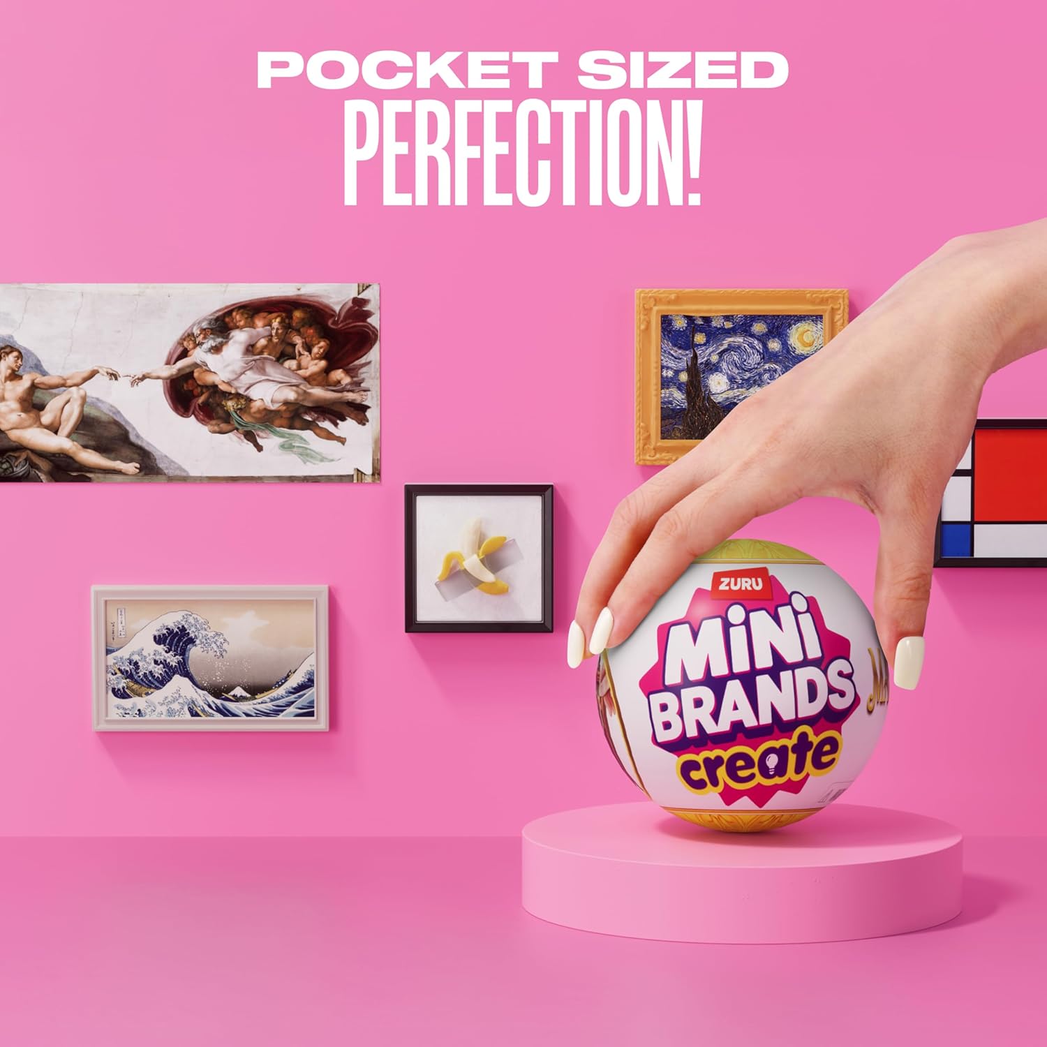 Thumbnail 6 de Mini Brands Create Mini Masterpieces Series 1, Capsule 2 Pack – ZURU: una mini-galleria di opere famose