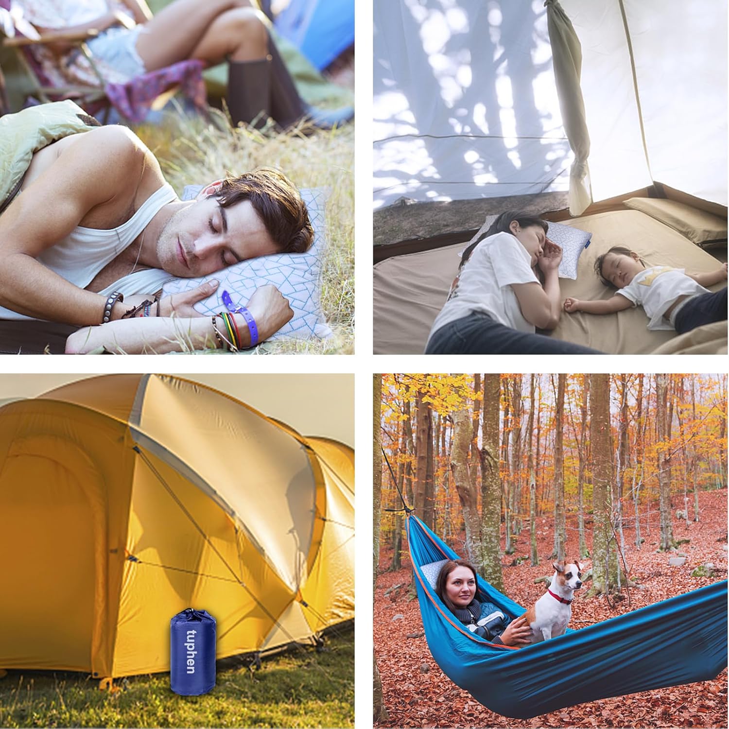 Thumbnail 4 de Tuphen Travel & Camping Memory Foam Pillow – Cooling, Compressible, Adjustable Support for Outdoors