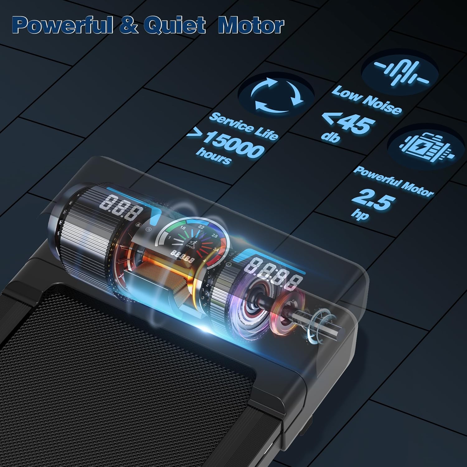 Thumbnail 6 de TRAILVIBER X01 Walking Pad Treadmill with 12% Auto Incline and Bluetooth