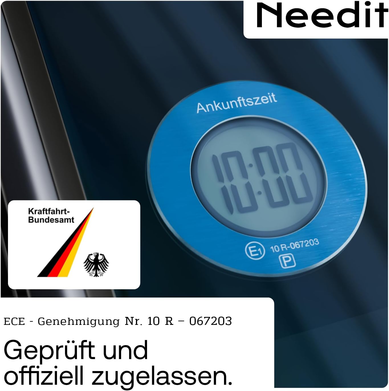 Thumbnail 3 de Needit ParkOne (NEUES Modell 2026) – elektronische Parkscheibe mit automatischer Parkzeiterfassung