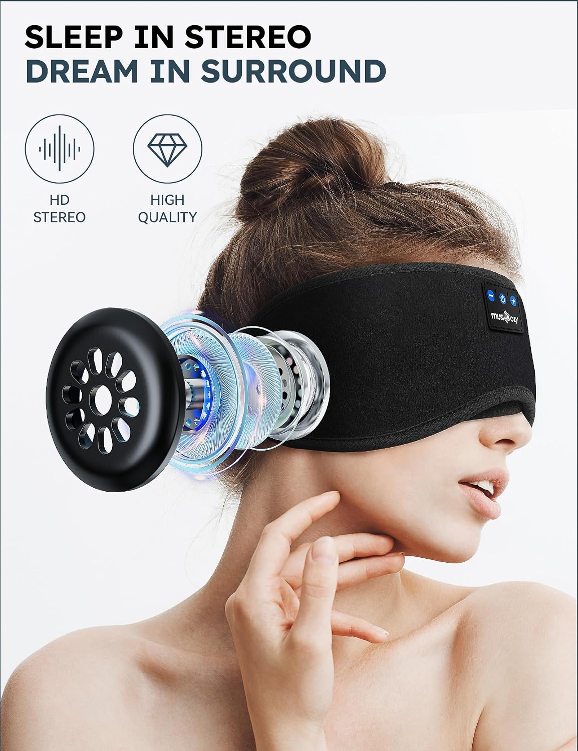 Thumbnail 3 de MUSICOZY Sleep Headphones Bluetooth 5.4
