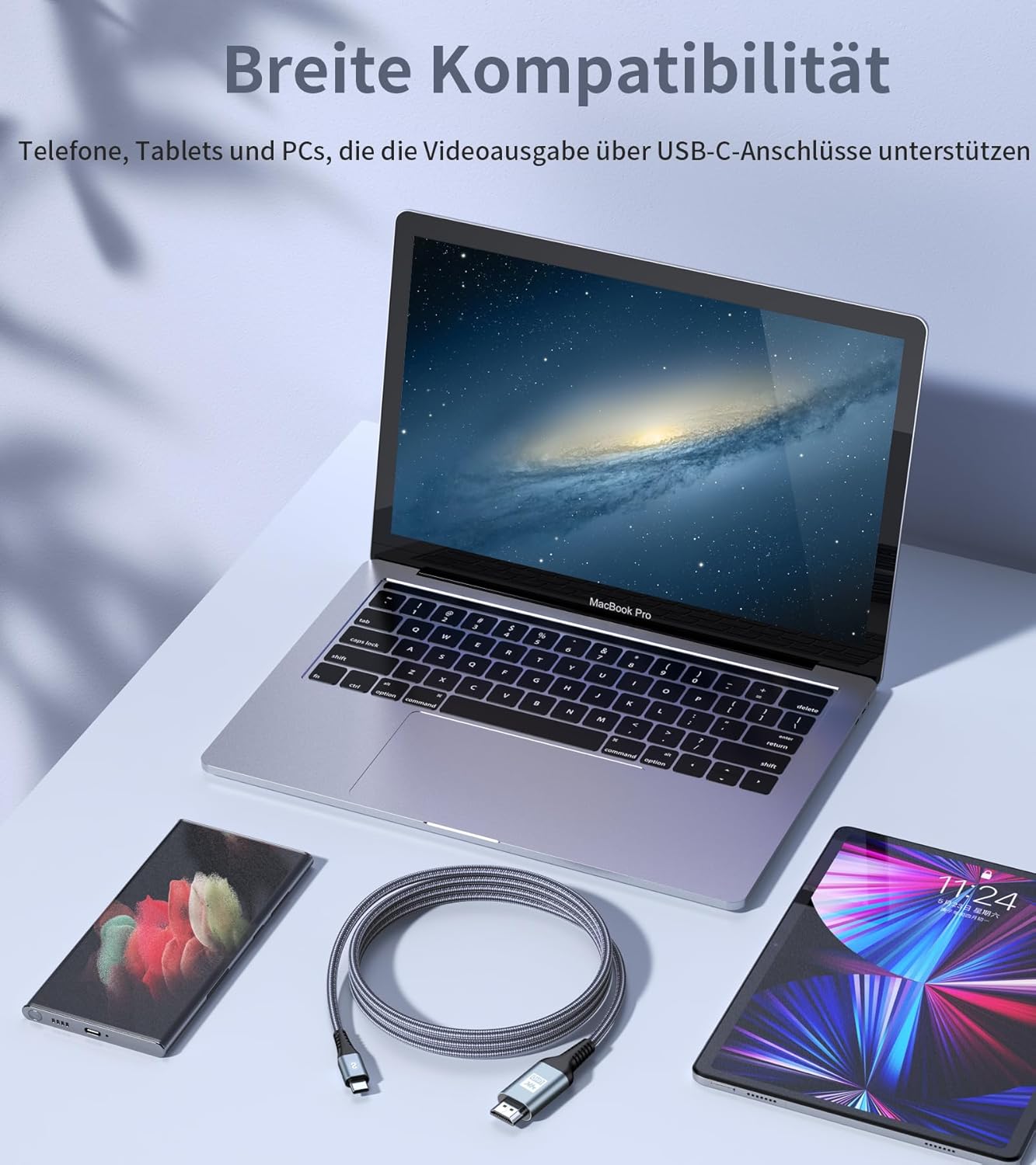 Thumbnail 6 de sweguard USB C auf HDMI Kabel 4K 2M