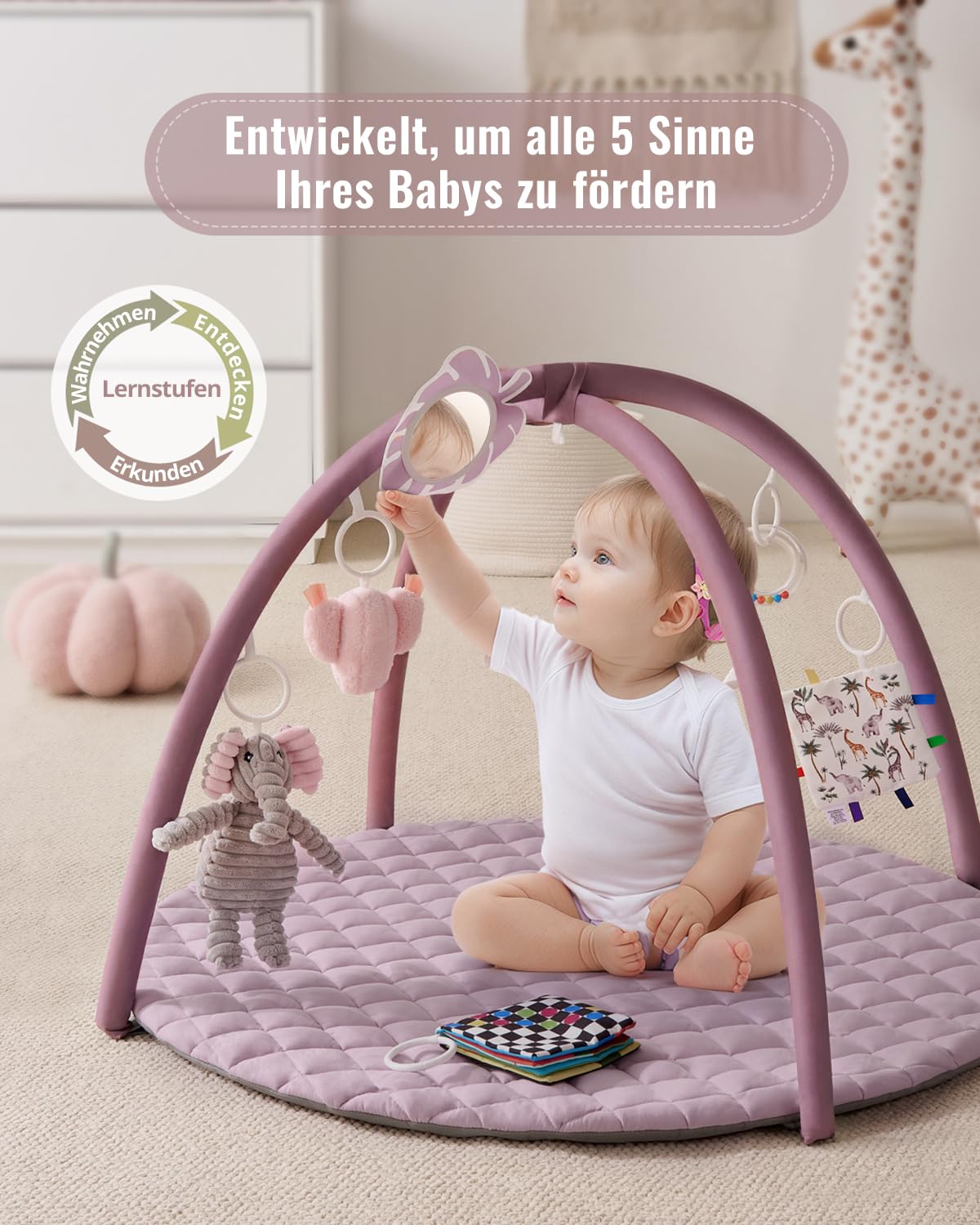 Thumbnail 1 de Blissful Diary Spielbogen Baby 85×85 cm