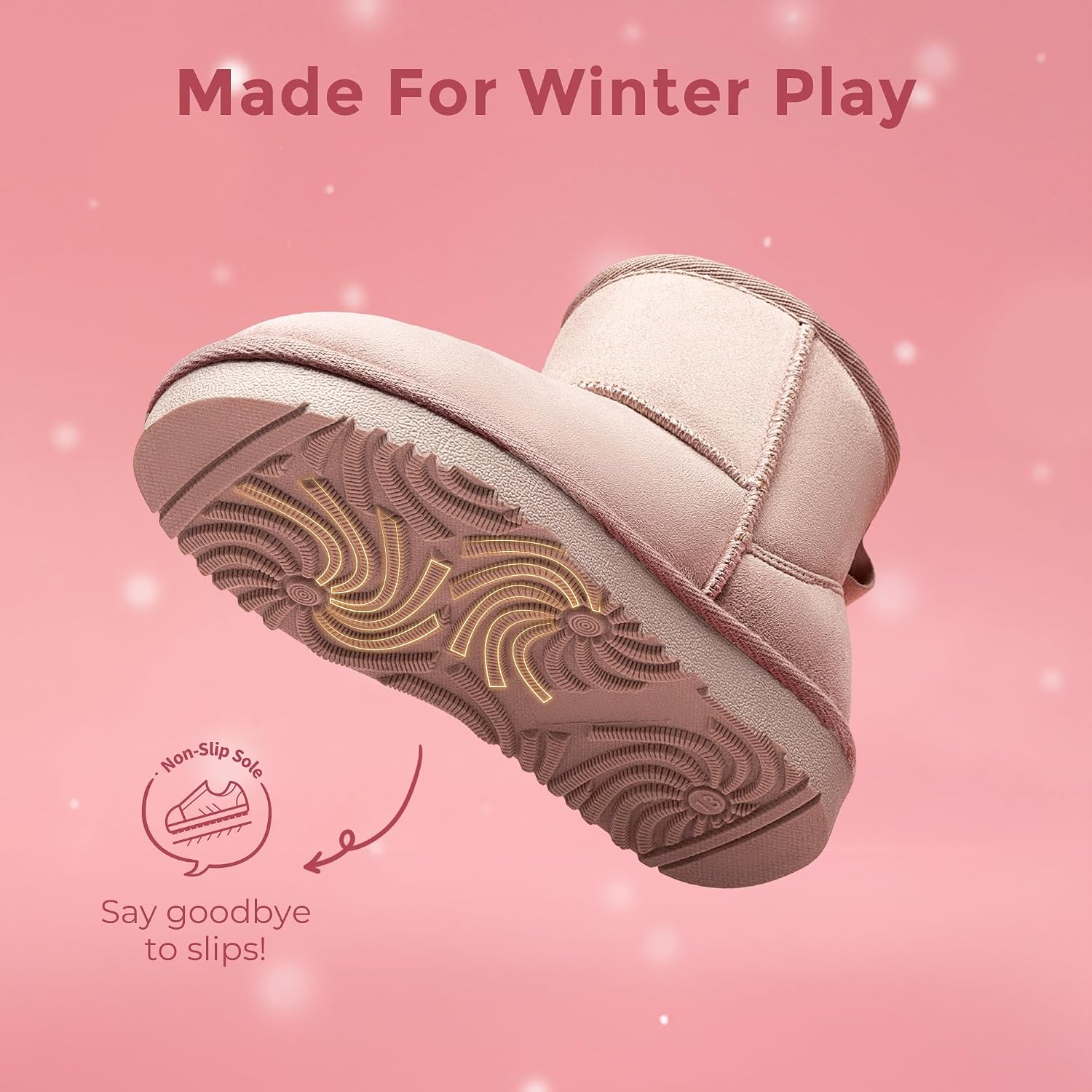 Detalle de DREAM PAIRS Kids' Winter Boots with Faux Fur