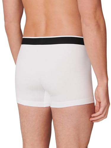 Detalle 2 de Schiesser Herren 3er Pack Boxershorts Bio Baumwolle 95/5 – Weiß, Größe 7/XL