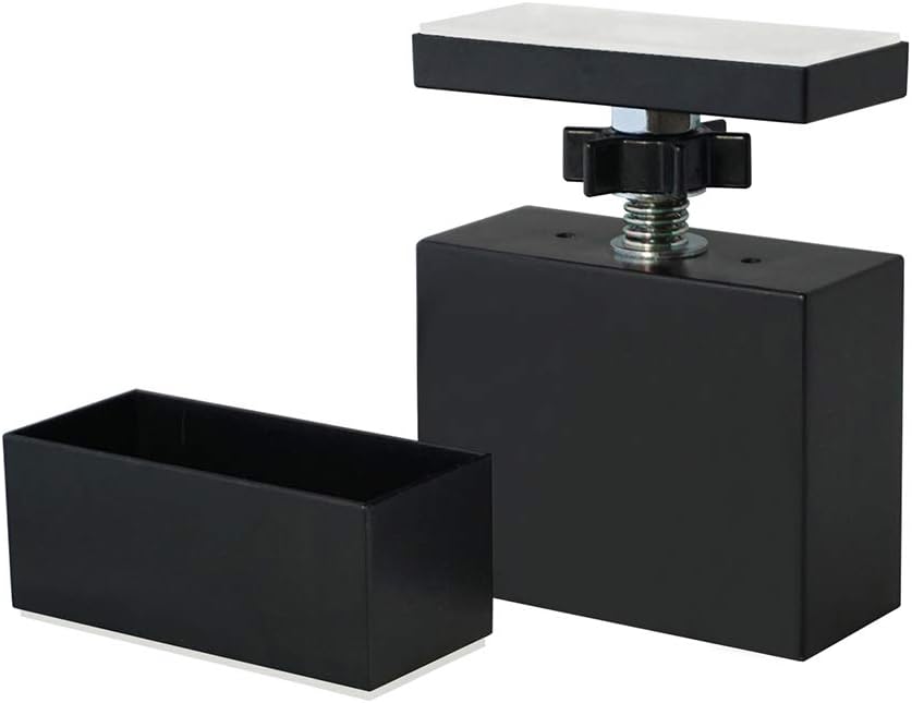 Detalle de 平安伸銅工業 LABRICO DXK-1 2×4アジャスター マットブラック・耐荷重20kg