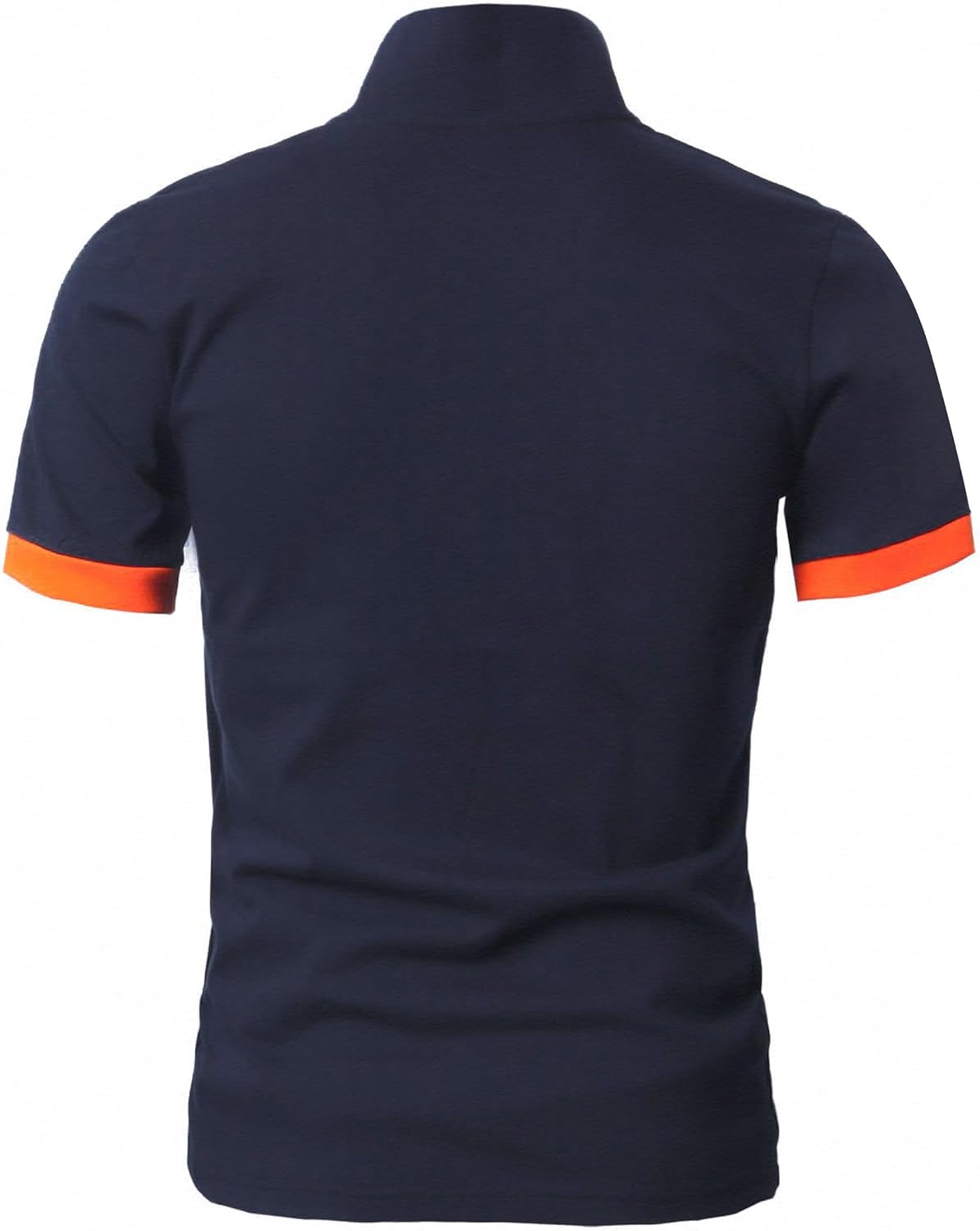 Detalle 2 de GLESTORE Herren Poloshirt mit Giraffenstickerei – Kurzarm, Baumwolle-Elastan, ideal für Sommer & Golf