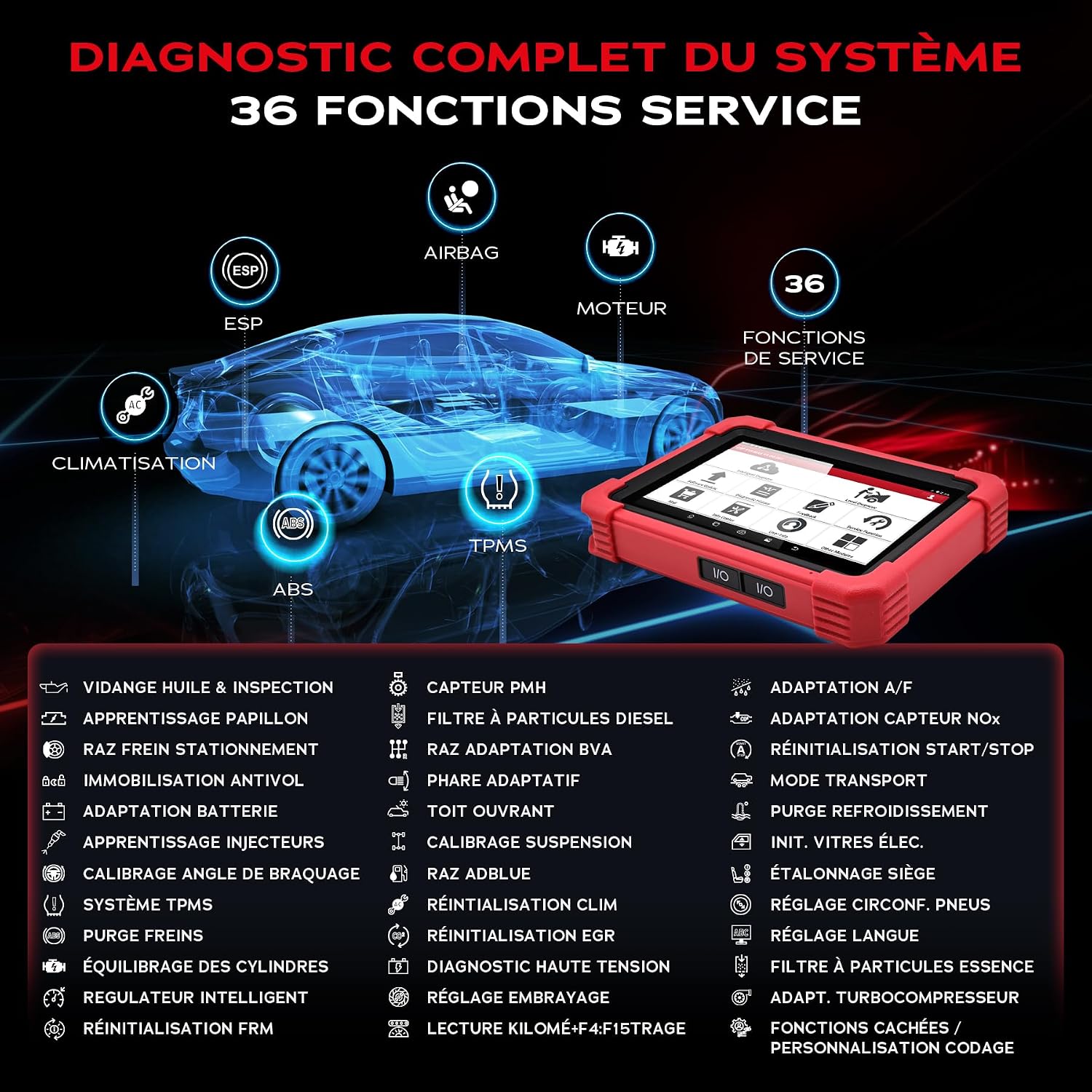 Thumbnail 3 de LAUNCH CRP919MAXBT OBD2-diagnosescanner XUJX431PROV5 met Bluetooth
