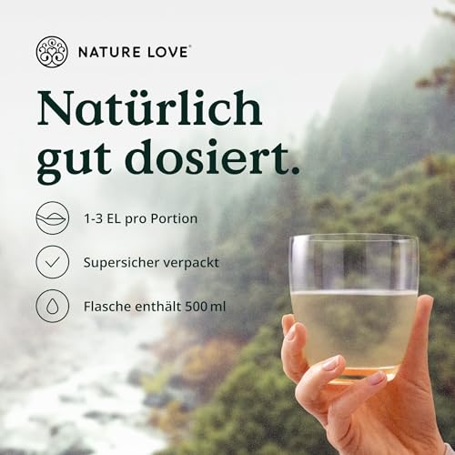 Detalle de NATURE LOVE® Bio MCT-Öl C8 – 500 ml für deine Keto-Diät
