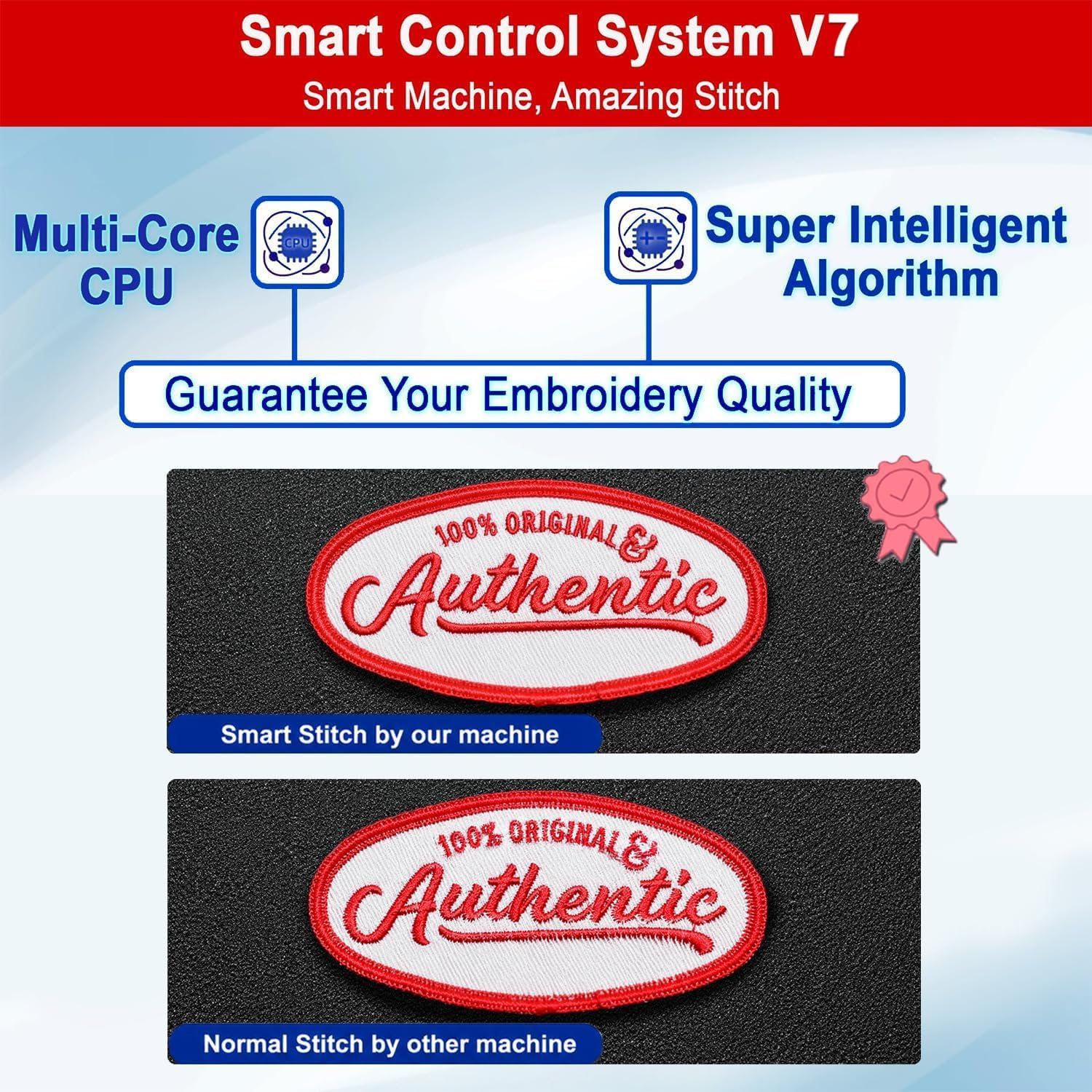 Thumbnail 6 de Smartstitch Commercial Embroidery Machine 15 Needles