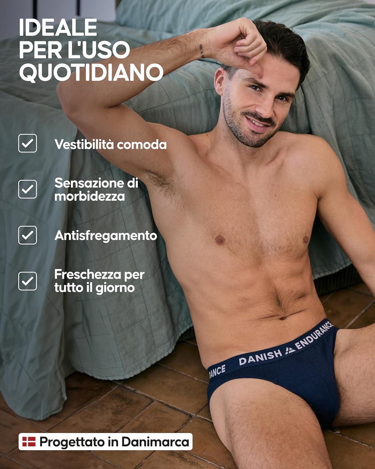 Thumbnail 2 de DANISH ENDURANCE Slip Uomo in bambù