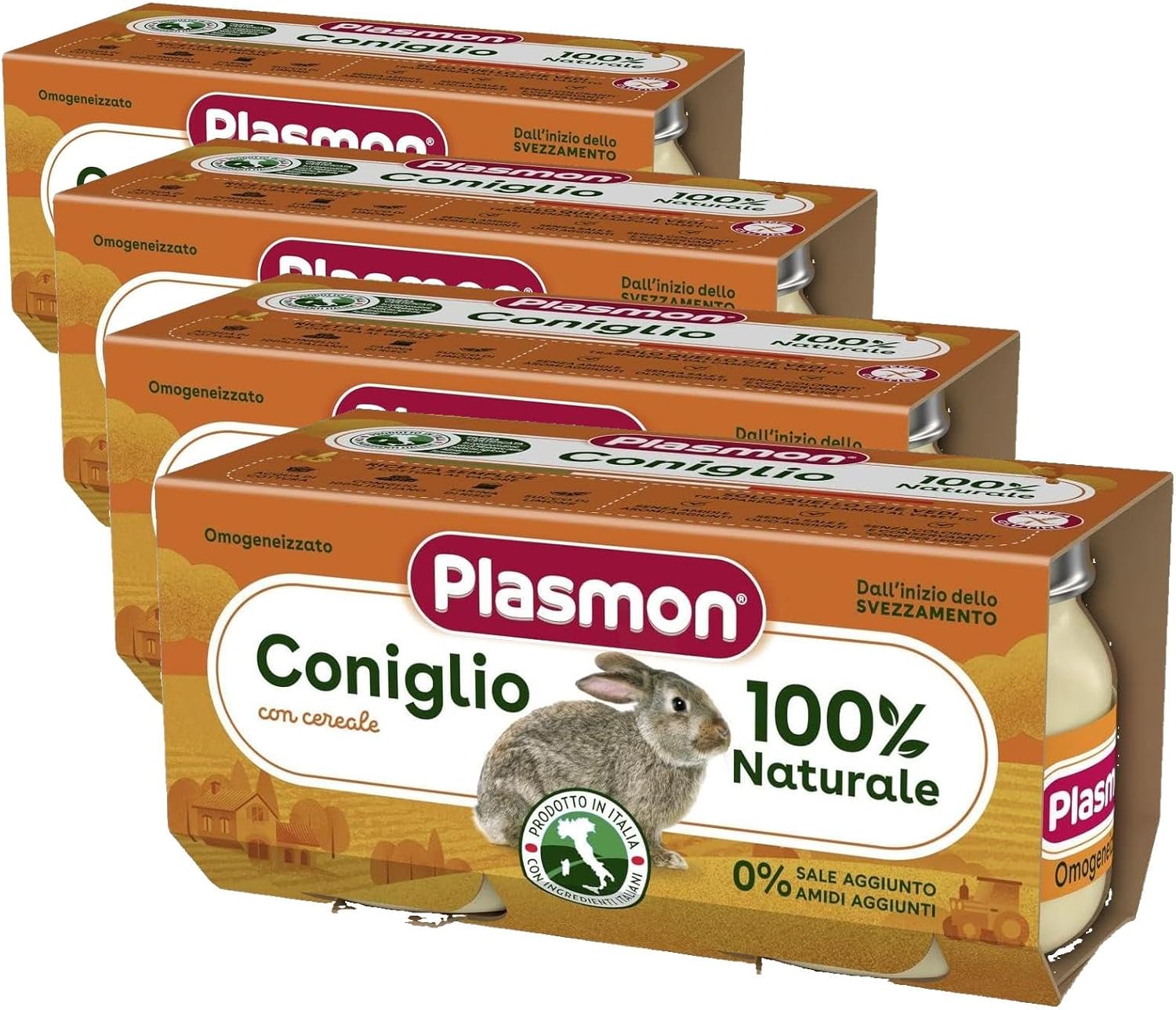Thumbnail 4 de Plasmon Omogeneizzato di Vitello 12x80g – Vitello italiano, 0% sale e aromi aggiunti