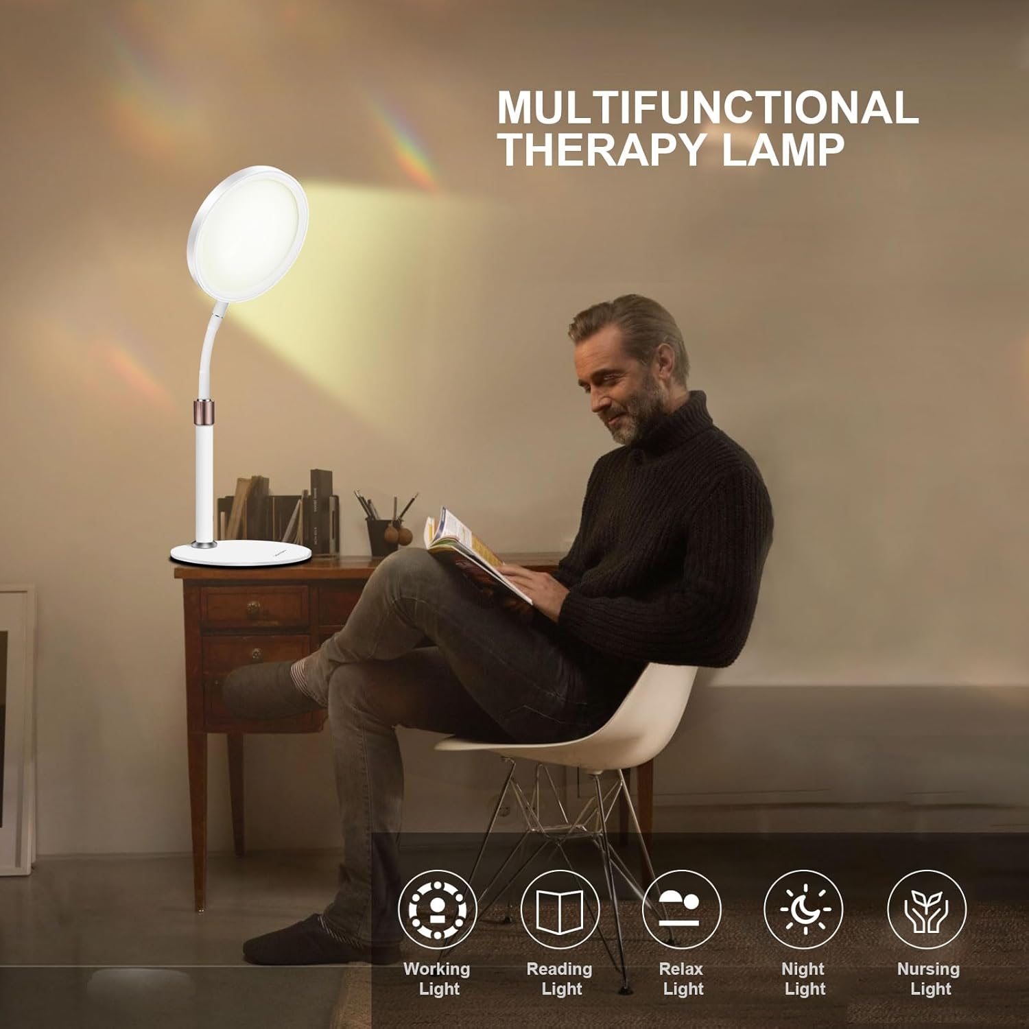 Thumbnail 6 de Trayvespace SAD Lamp 10000 Lux light therapy lamp