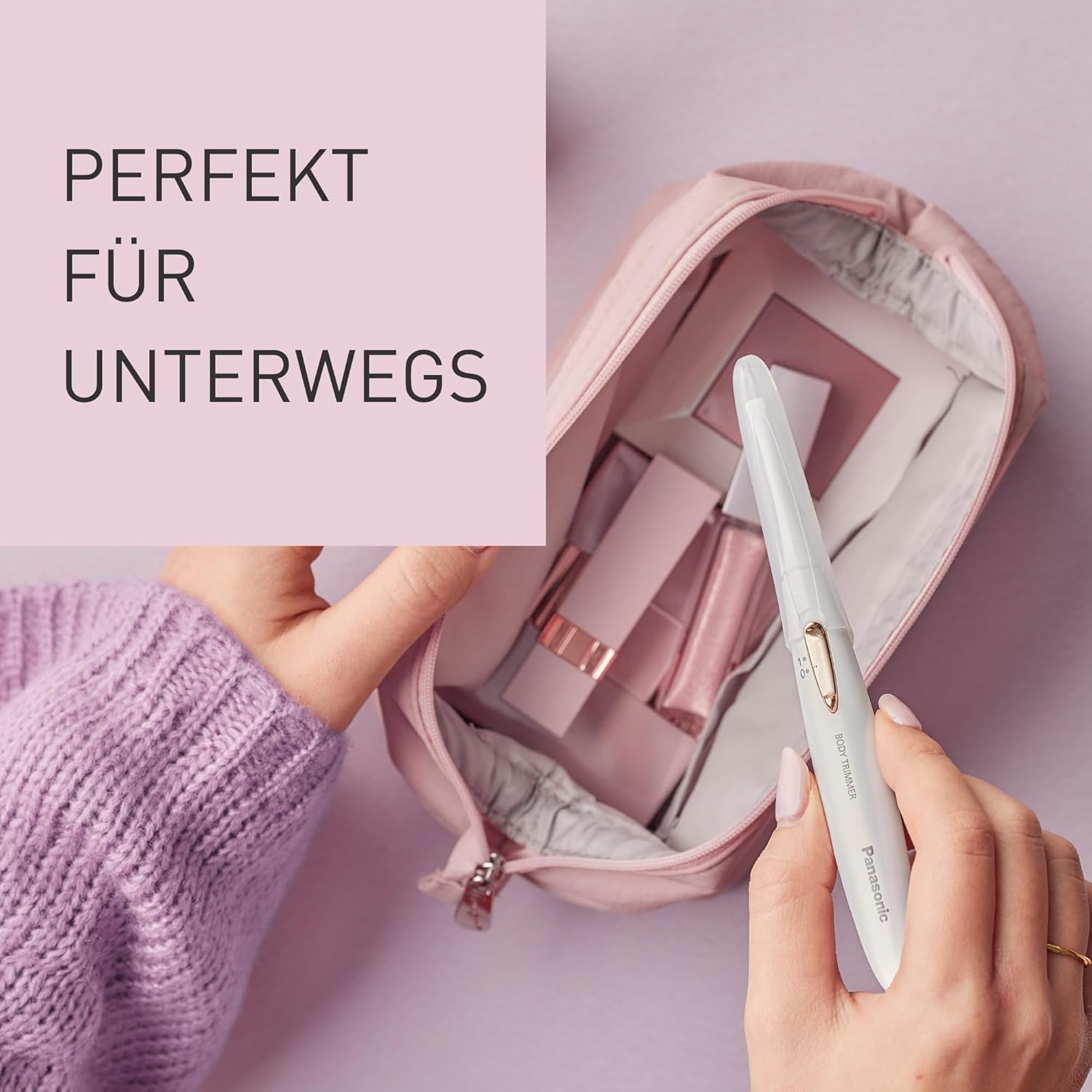 Thumbnail 5 de Panasonic ES-WR51 kompakter Damenrasierer & Body-Trimmer für Bikini und Körper (trocken, batteriebetrieben)