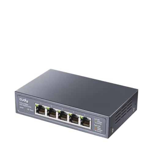 Detalle 2 de Cudy HS105 Switch Ethernet MultiGigabit 5 Puertos