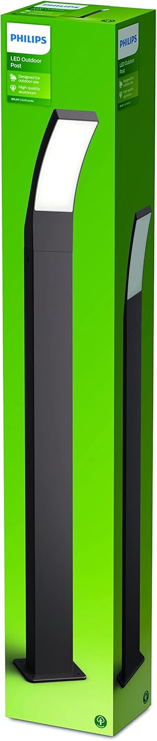 Thumbnail 4 de Philips Splay Poste LED Exterior 12W Luz Cálida Antracita