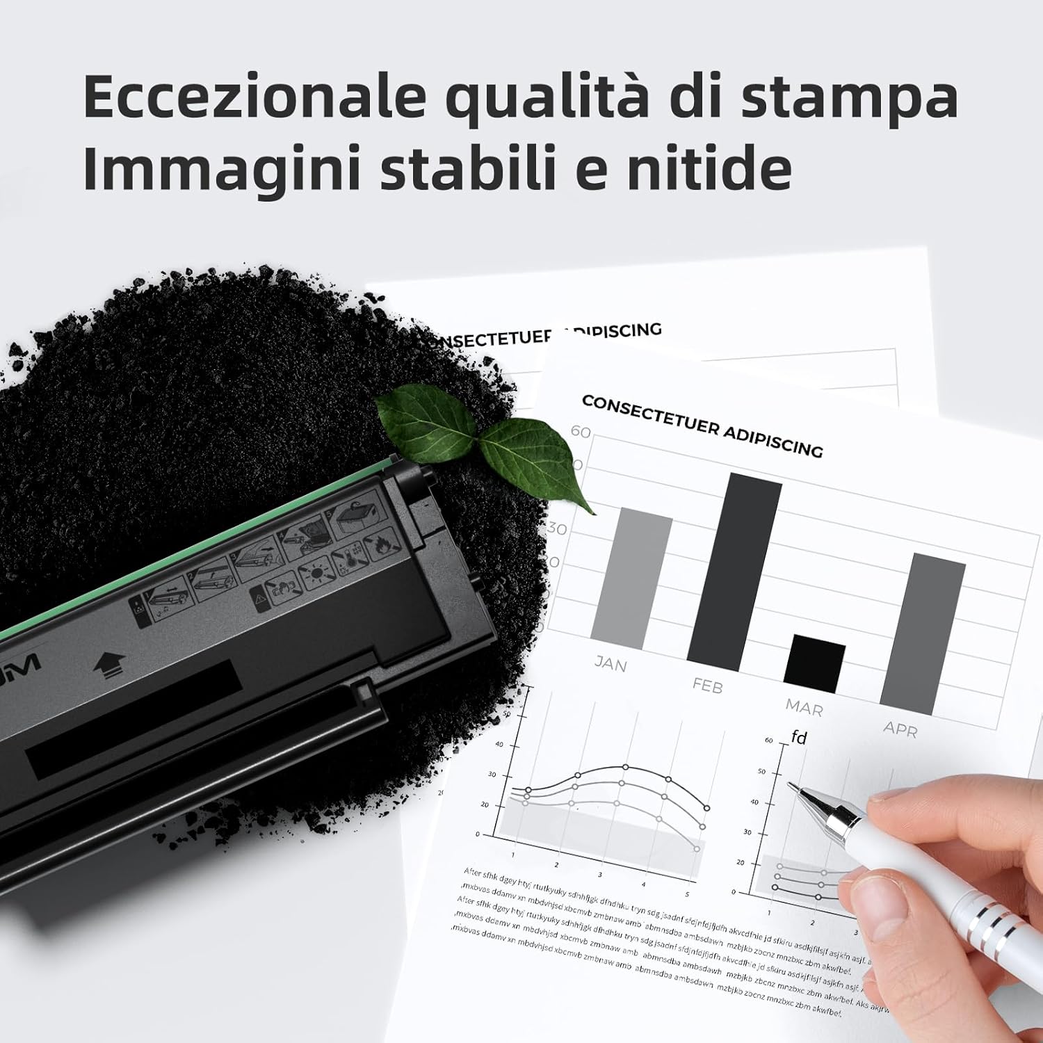 Detalle de Pantum PA-210 Toner Nero Originale: compatibile con stampanti Pantum P2500W/P2502W/P2508W e M6500NW/M6550NW/M6558NW/M6600NW/M6608NW – 1 pezzo, 1600 pagine