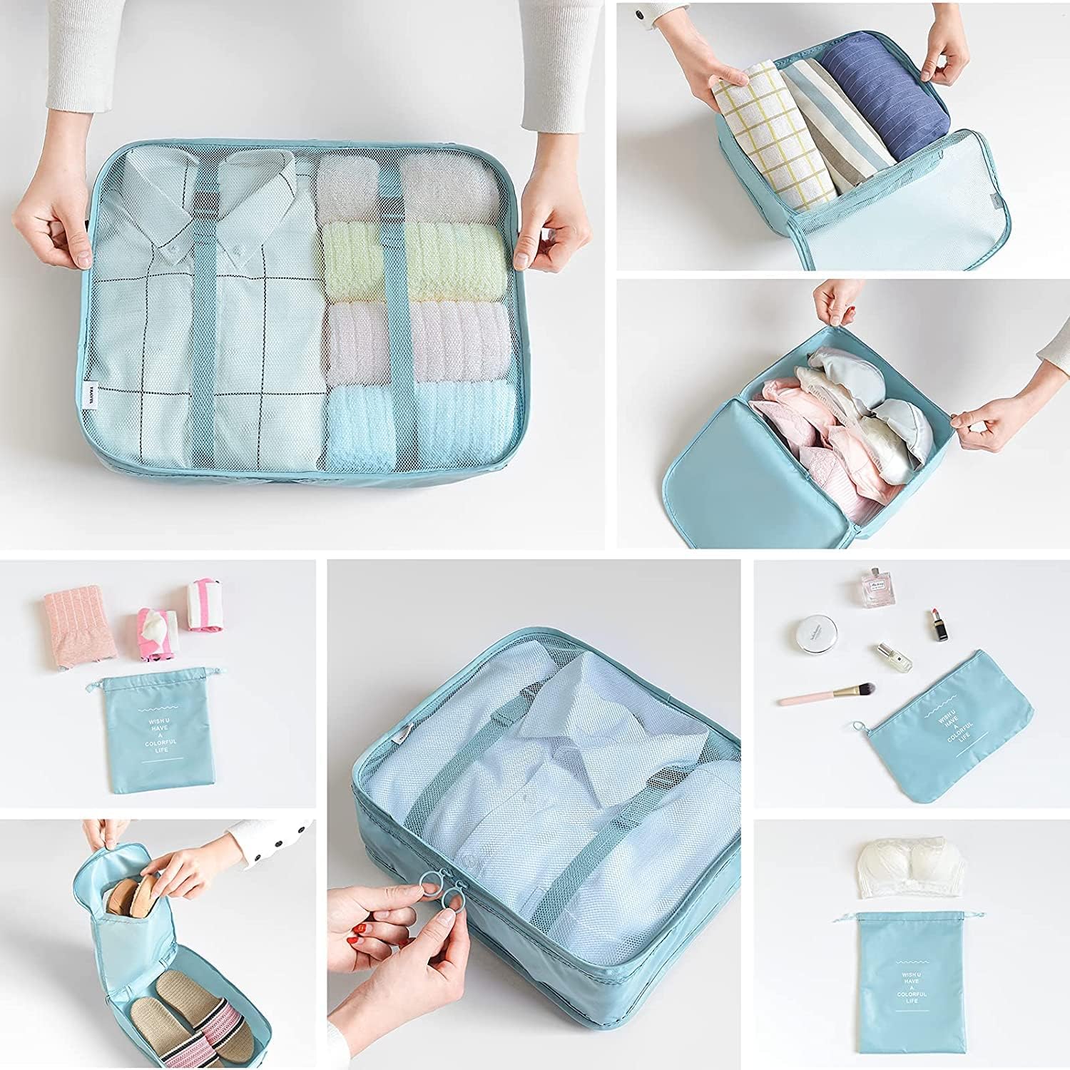 Thumbnail 4 de BillyBath set organizer valigia da viaggio 8 pezzi